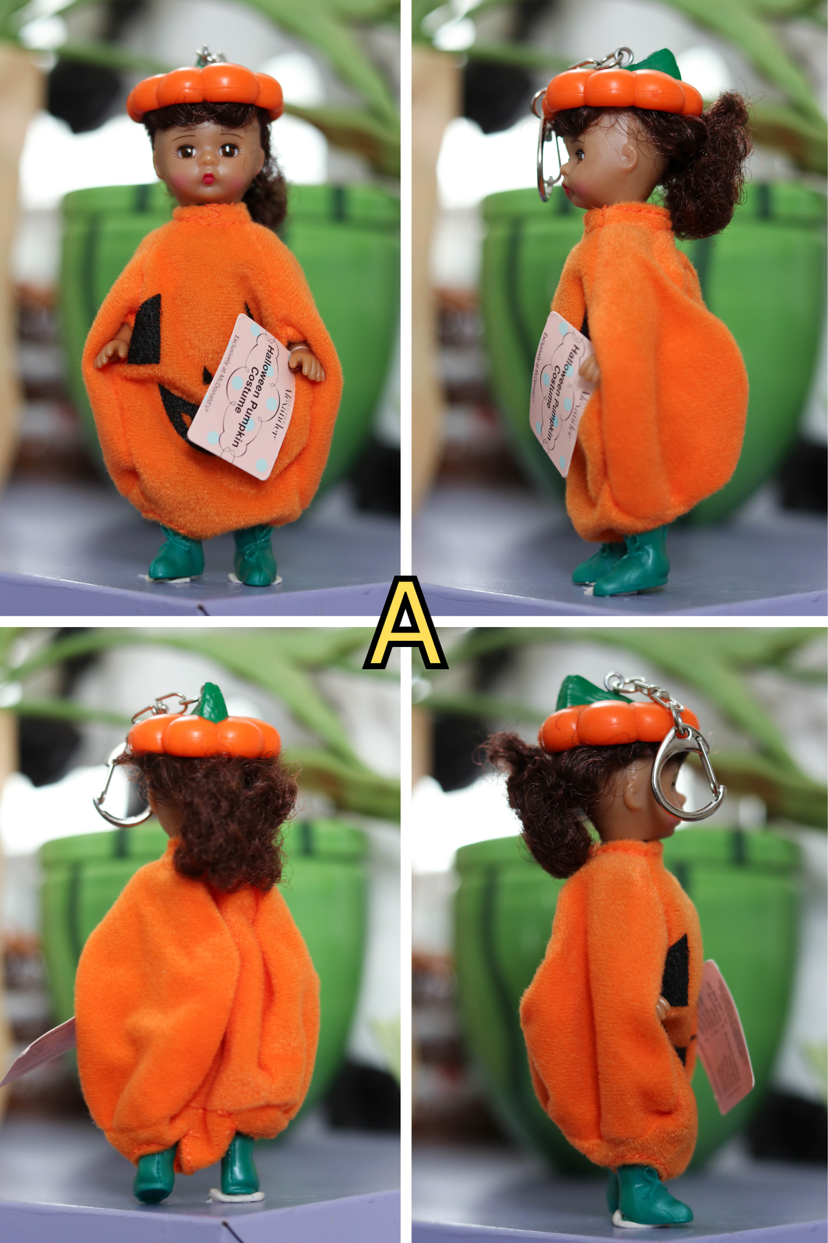 2000s Pumpkin Costume Madame Alexander Dolls Keychains