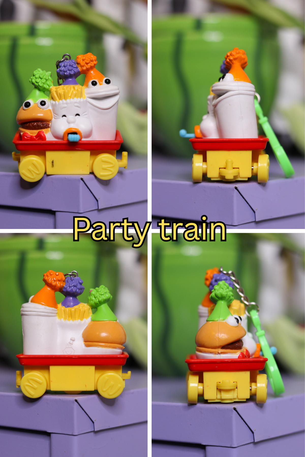 Vintage Upcyled Fast Food Keychains