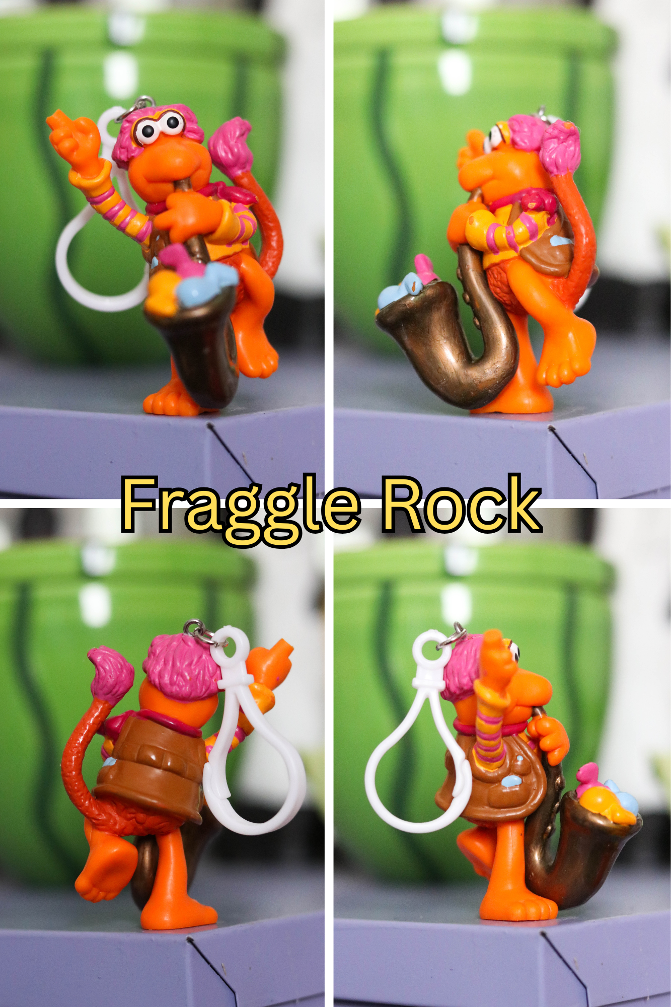 Vintage Upcyled Cartoon Keychains #5