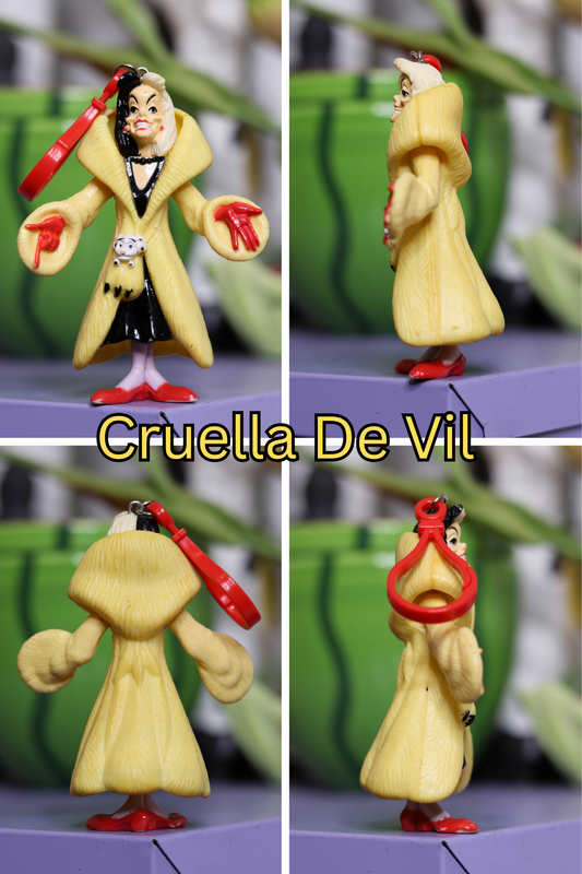 Vintage Upcyled Cartoon Keychains #12