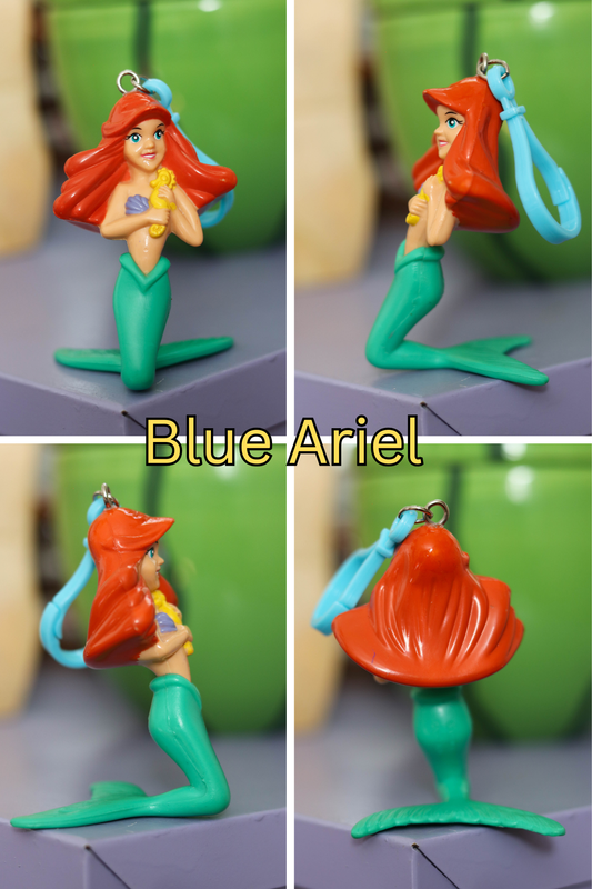 Vintage Upcycled The Little Mermaid Keychains