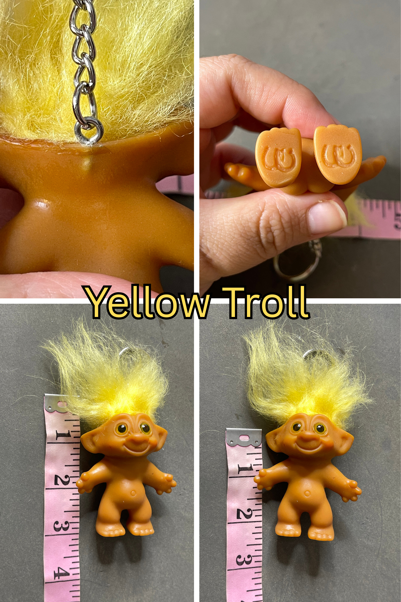 Vintage Upcyled Cartoon Keychains #9
