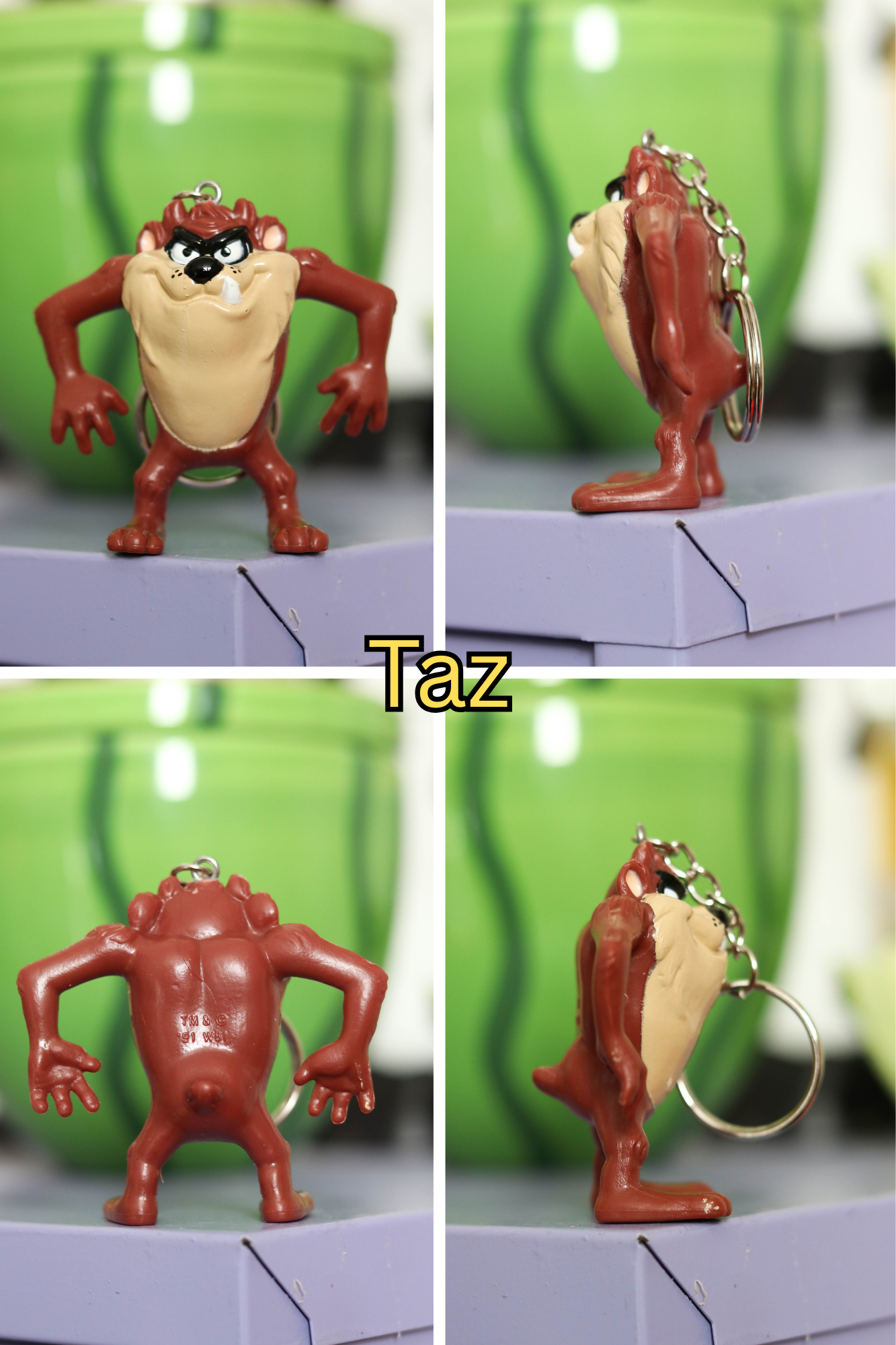 Vintage Upcyled Cartoon Keychains #6