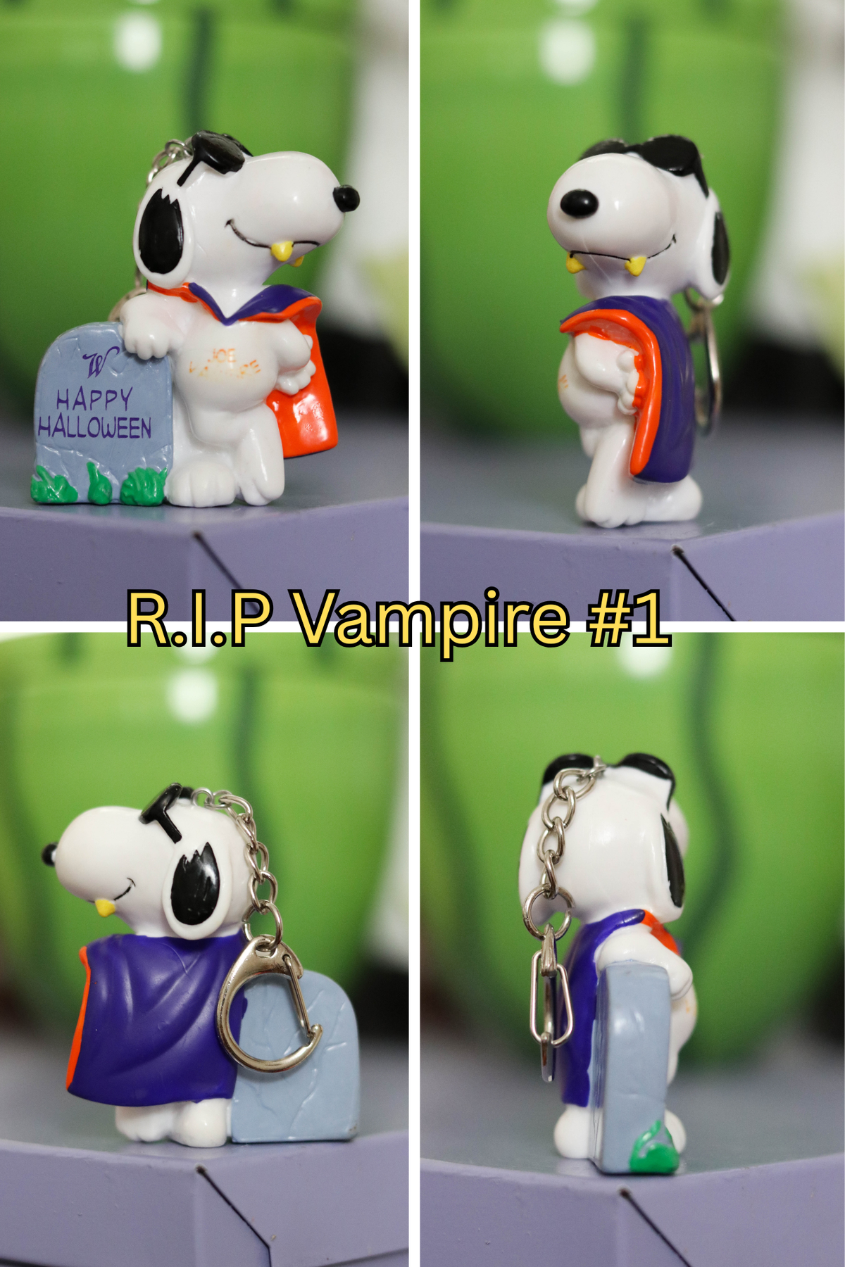 Vintage Snoopy Halloween Upcycled Keychains