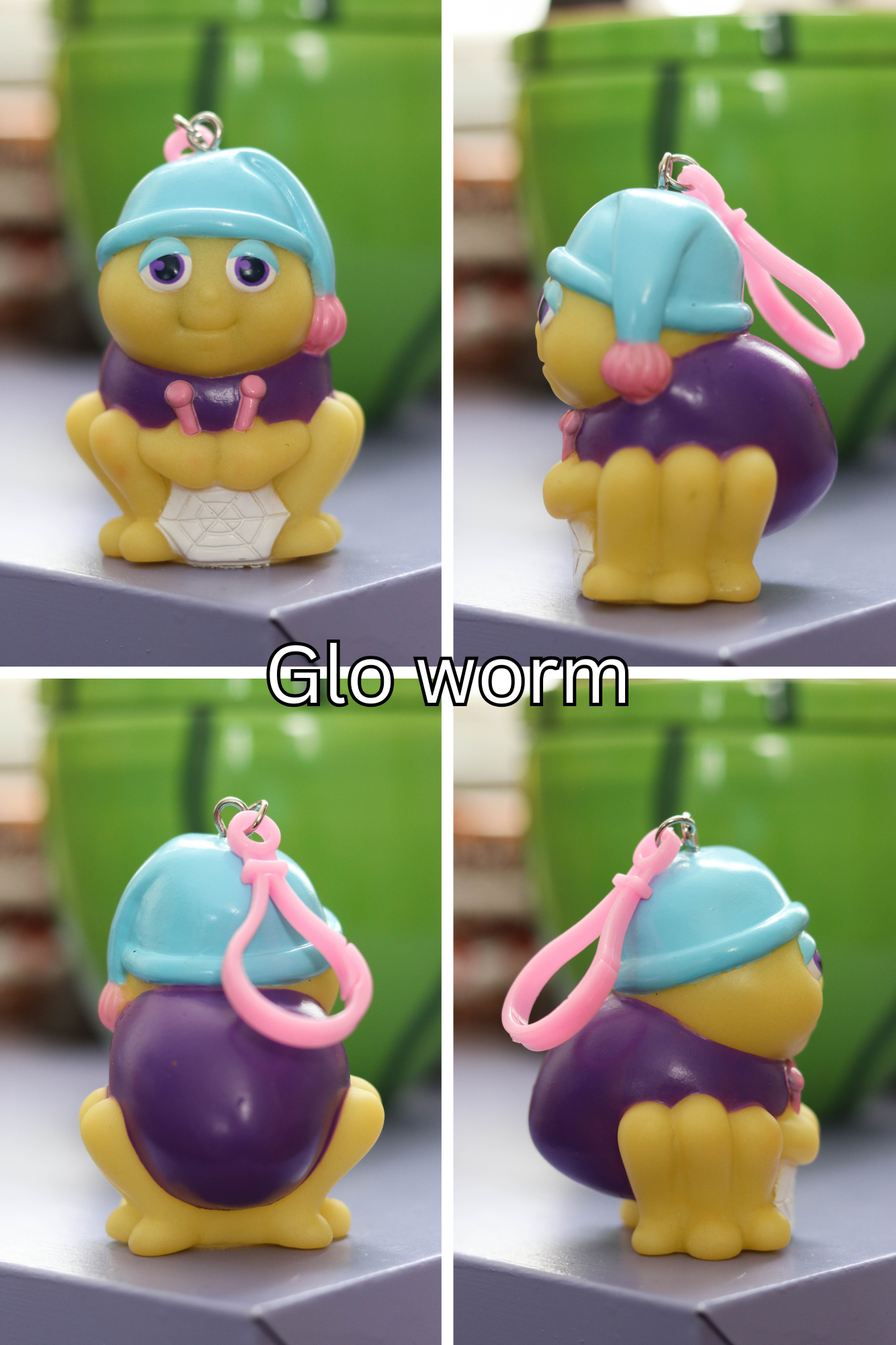 Vintage Upcycled Freaky Toy Keychains