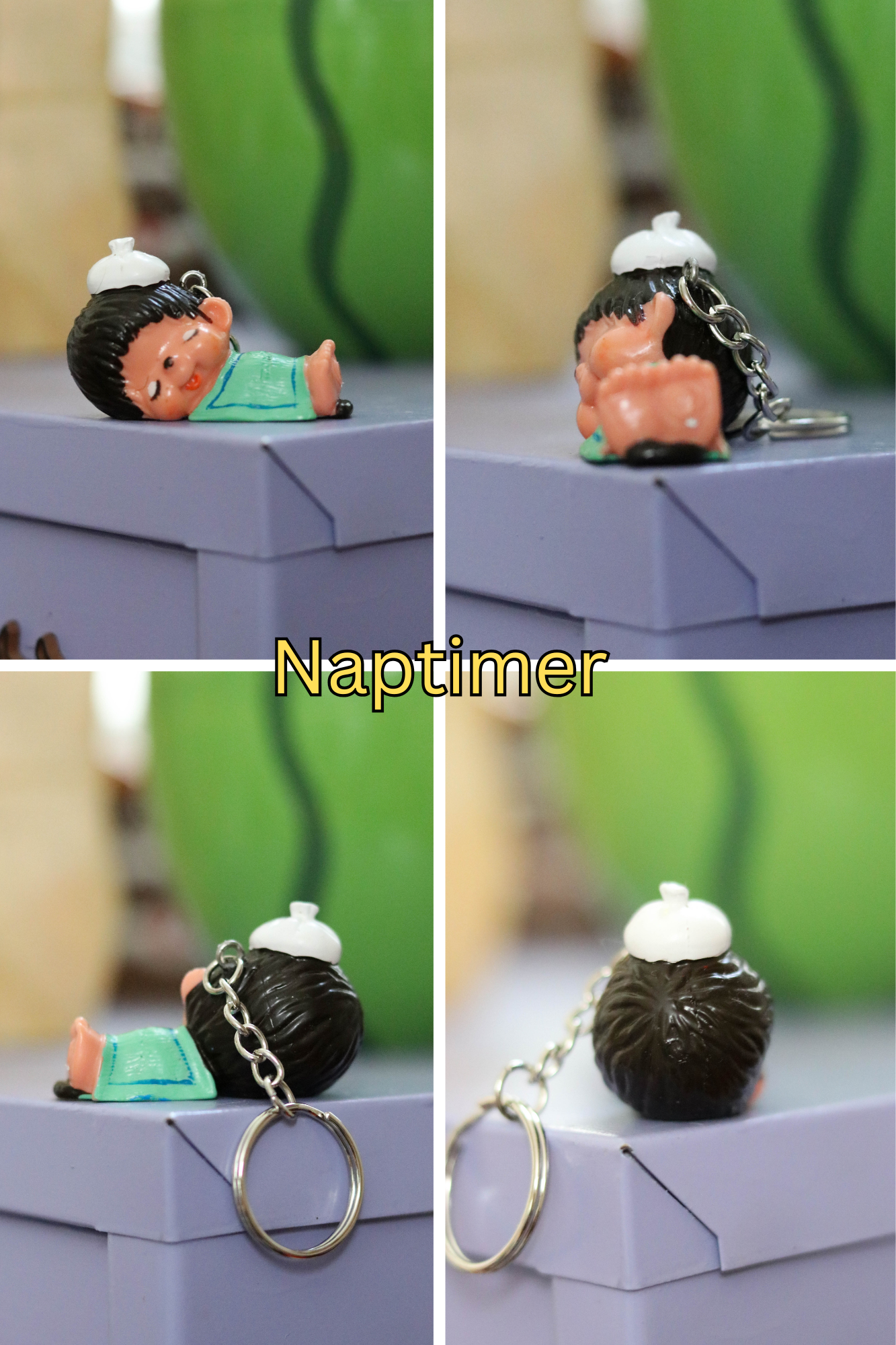 Vintage Upcycled Monchhichi Trinket Keychains