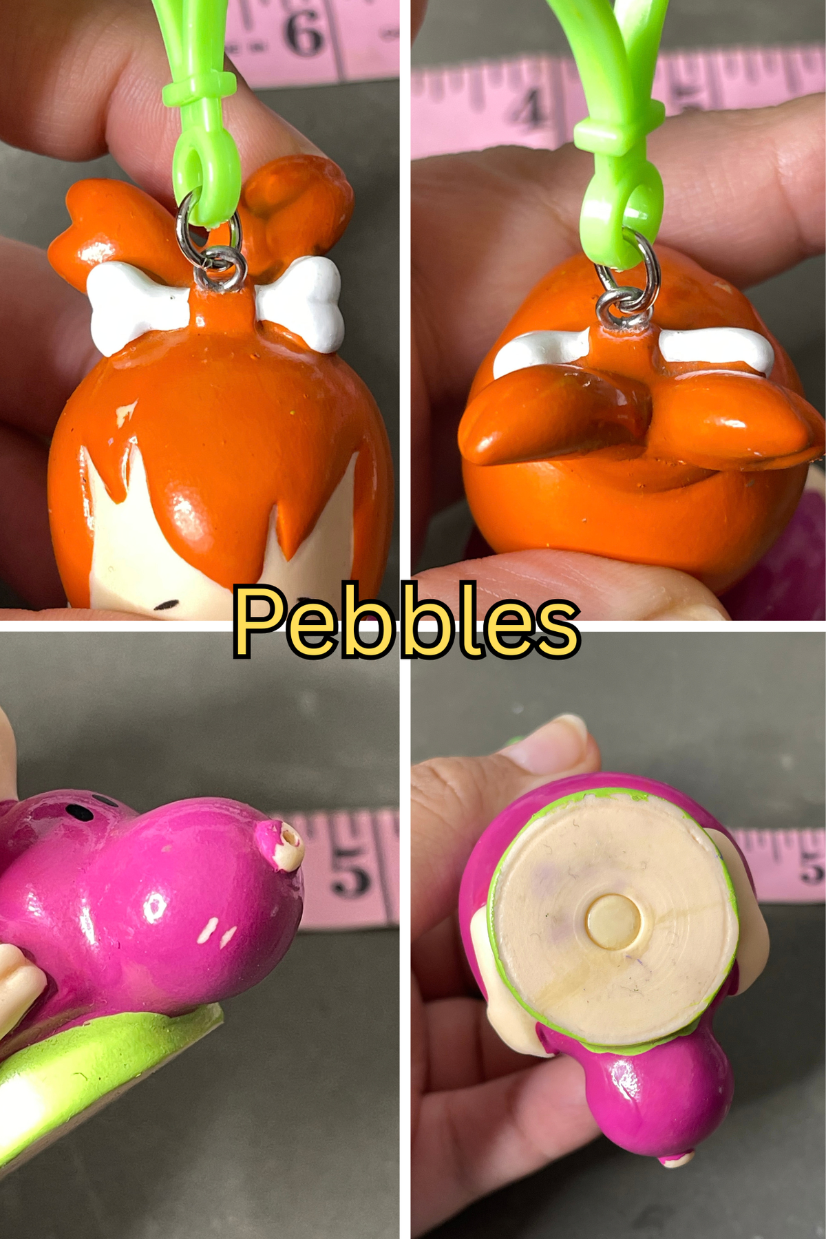 Vintage Upcyled Cartoon Keychains #13