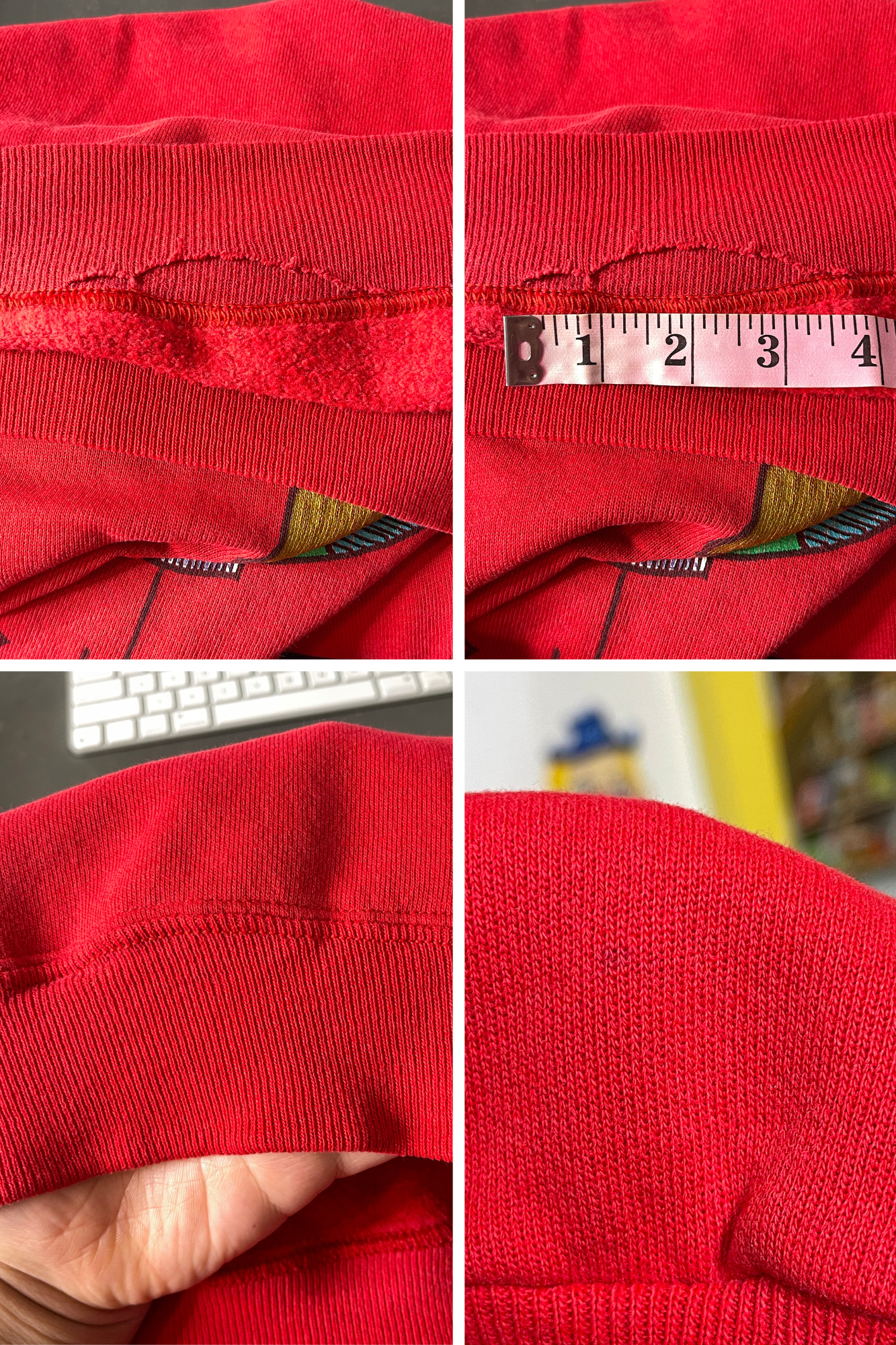 90s Peace On Earth Holiday Graphic Sweater Sz L