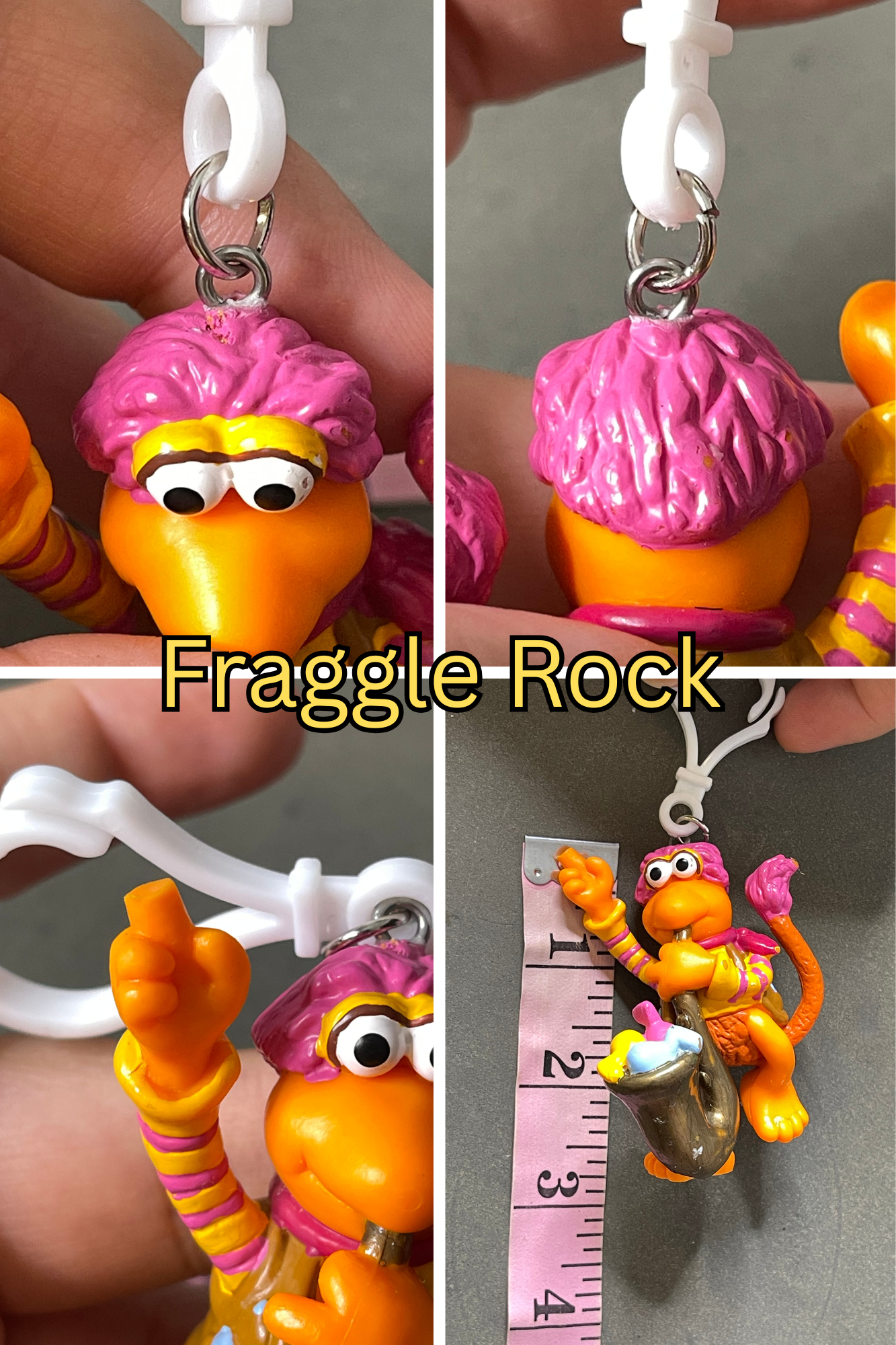 Vintage Upcyled Cartoon Keychains #5