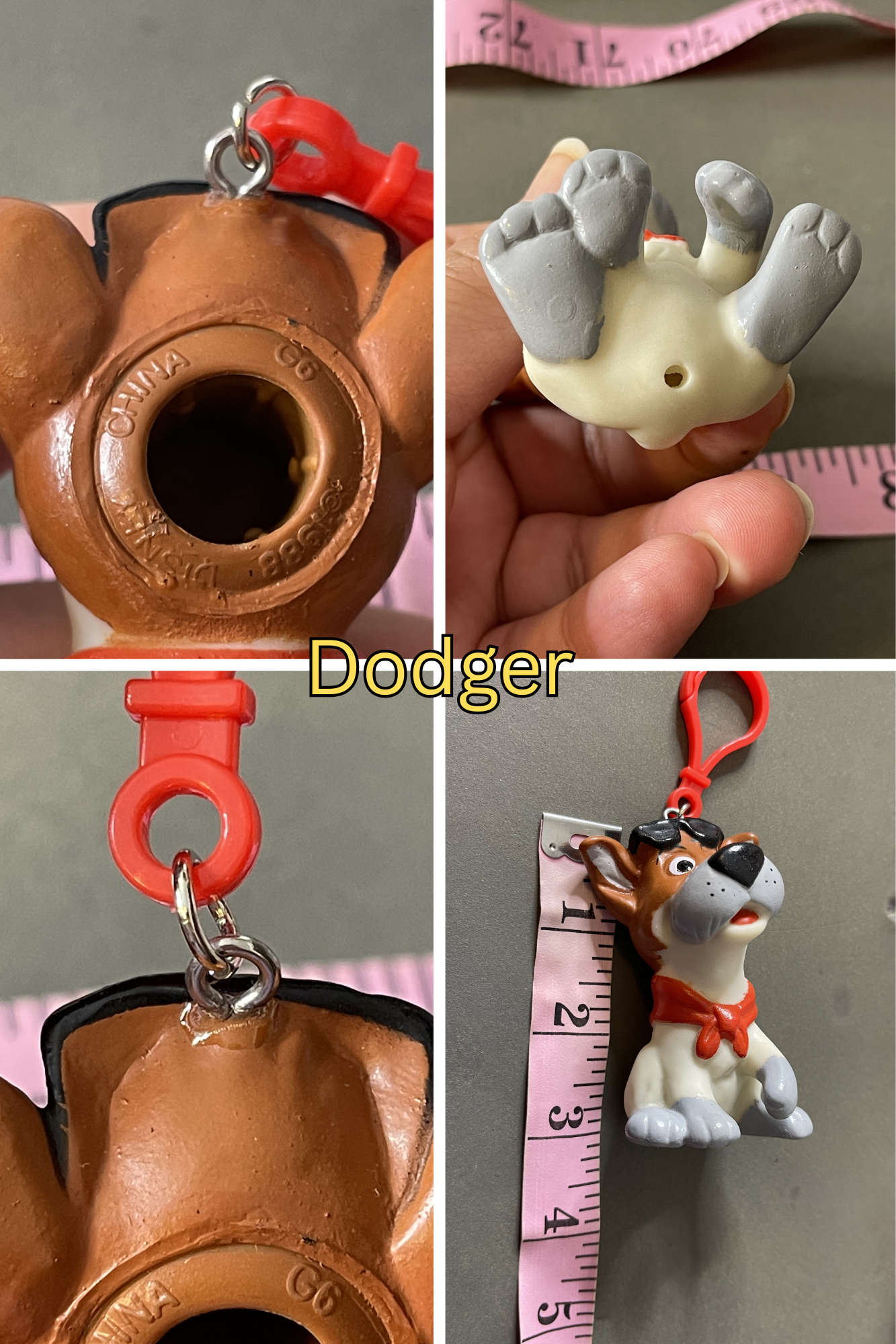 Vintage Upcycled Toy Keychains