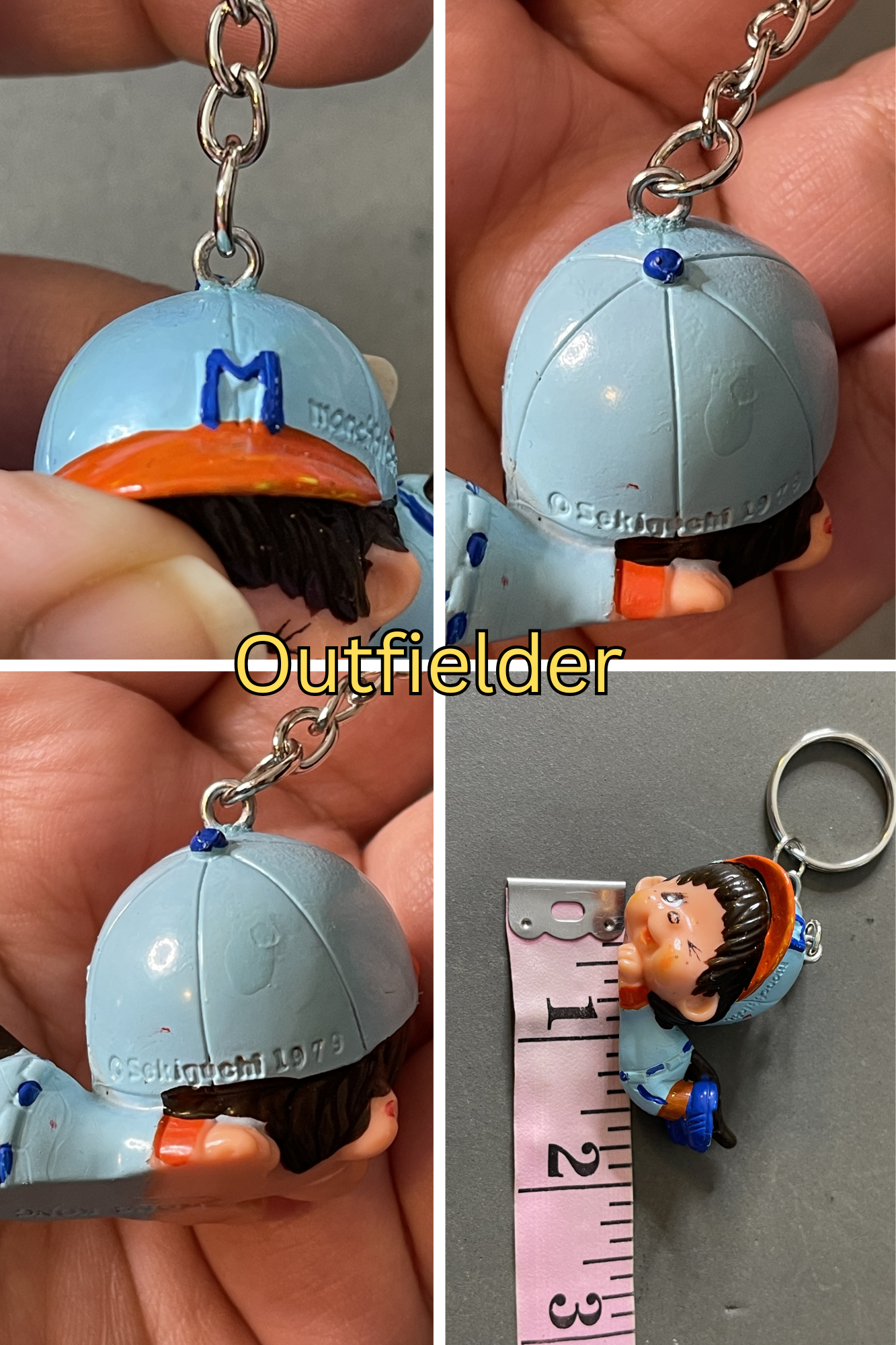 Vintage Upcycled Monchhichi Trinket Keychains