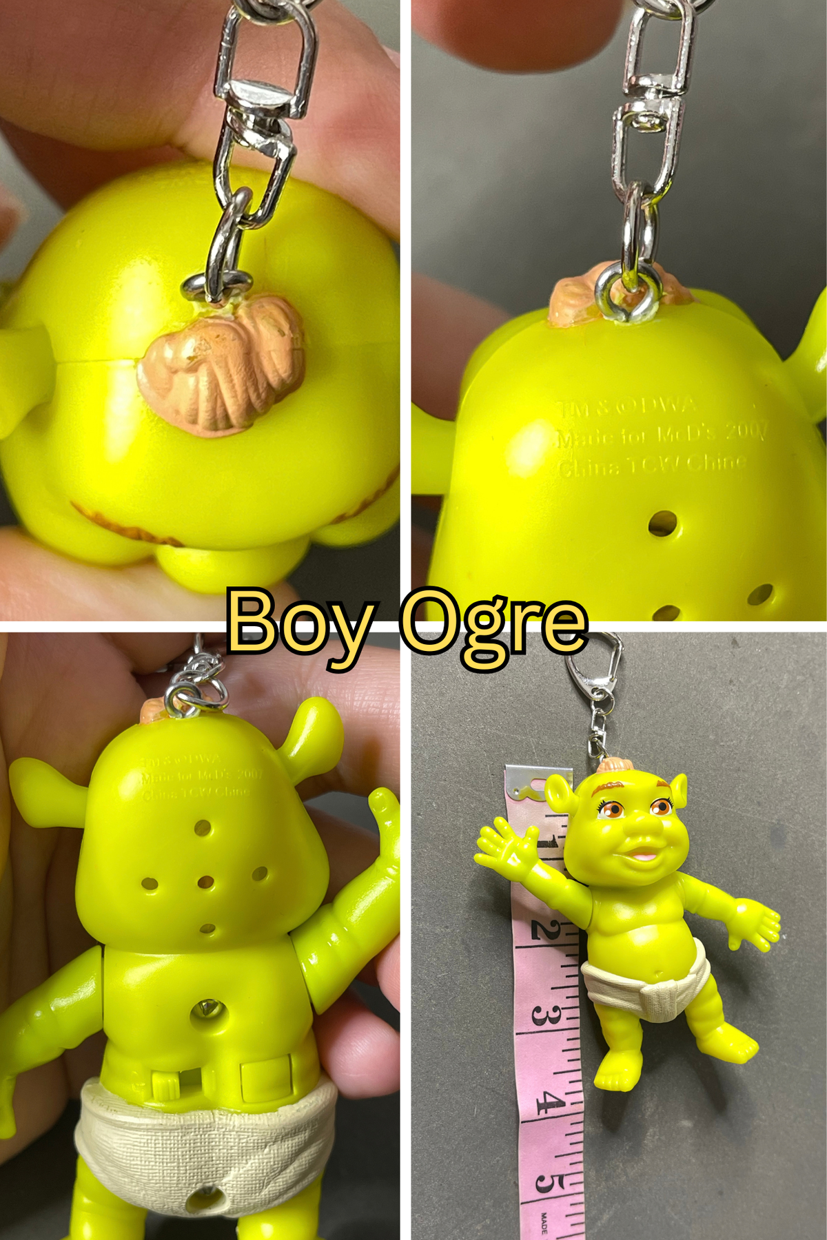 2000s Upcyled Cartoon Keychains