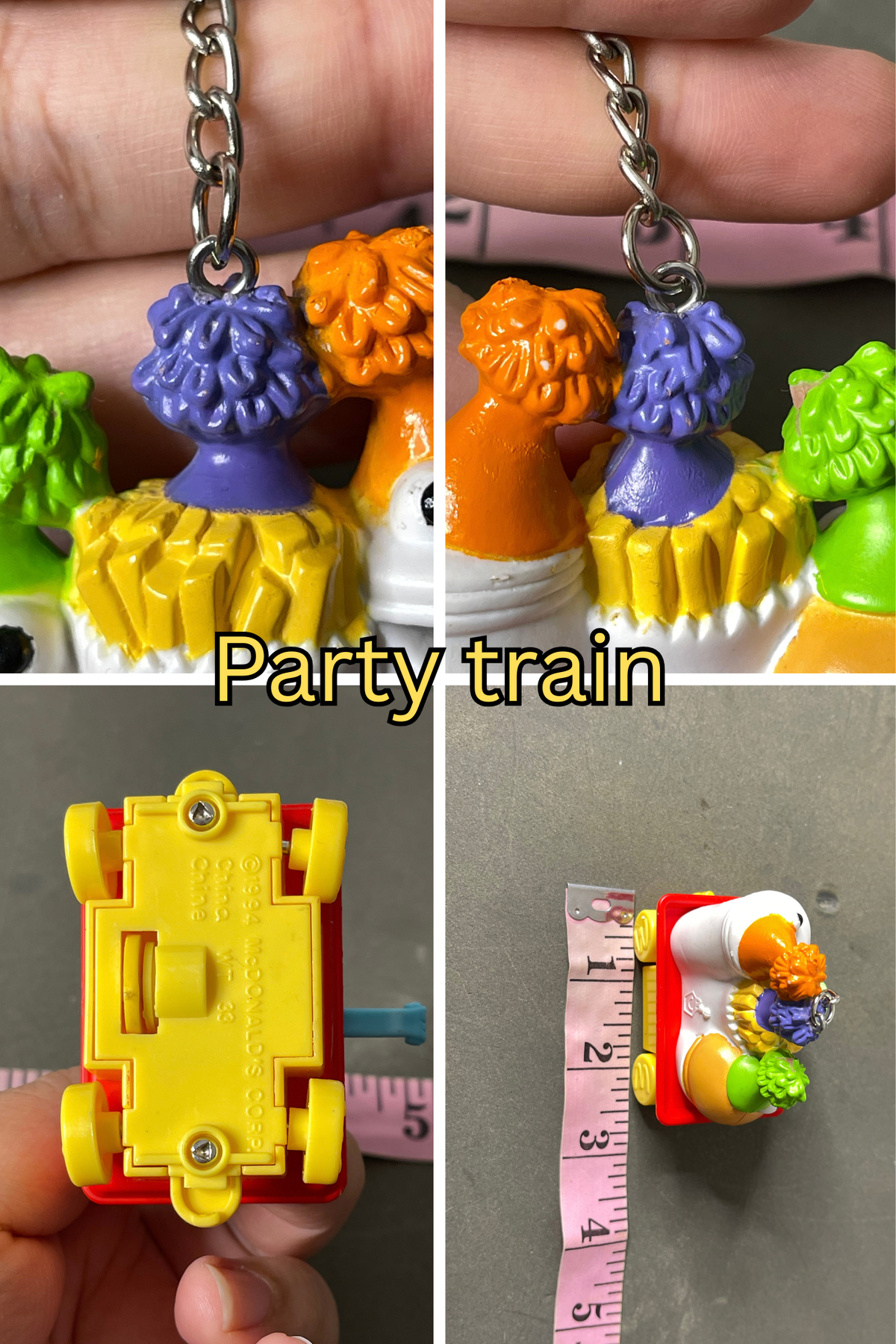 Vintage Upcyled Fast Food Keychains