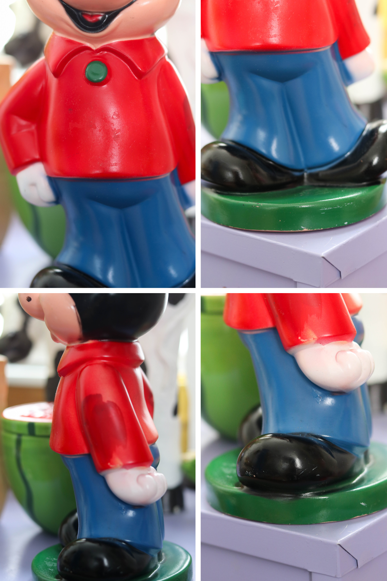Vintage Mickey Mouse Standing Coin Bank