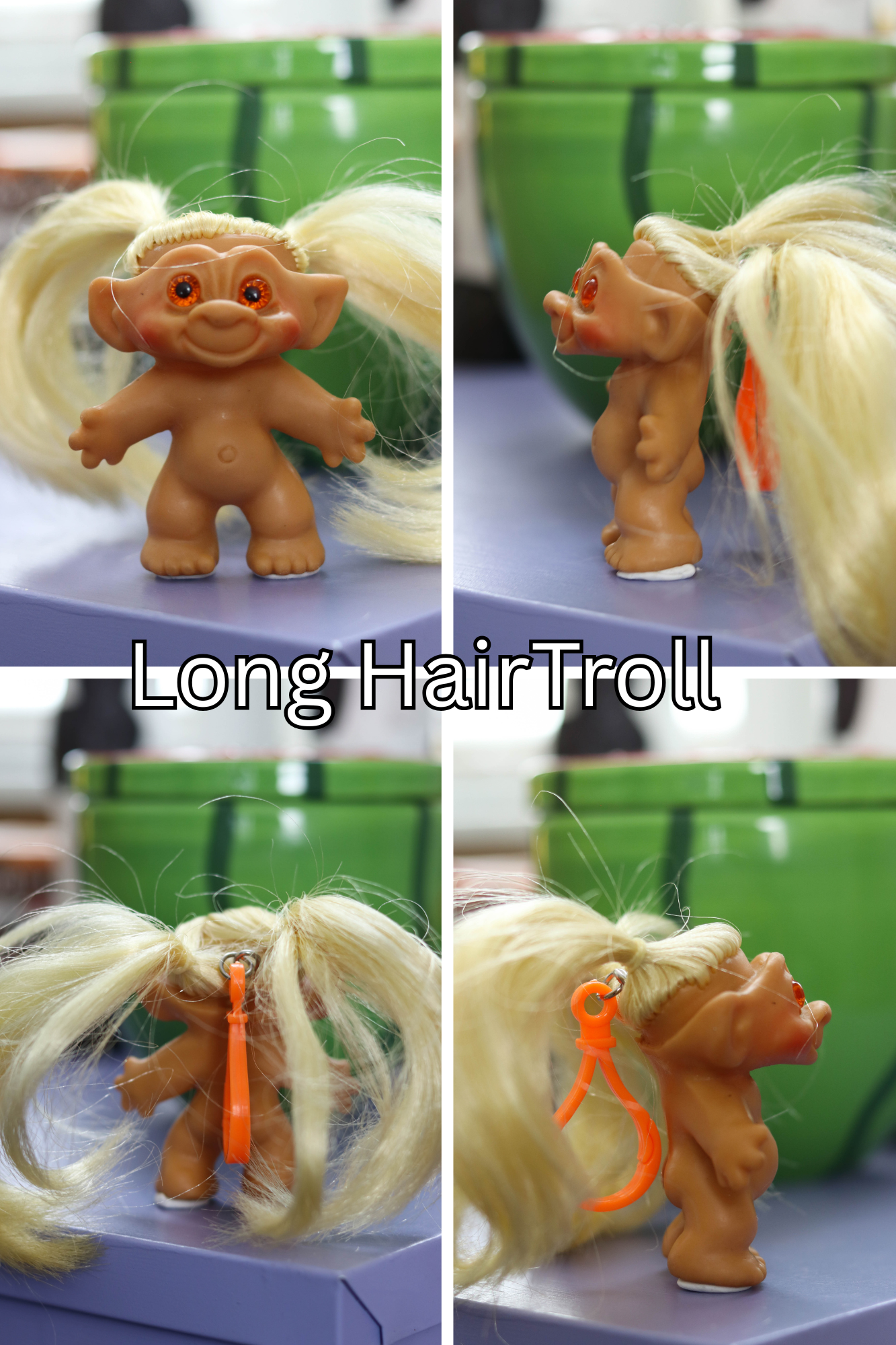 Vintage Upcycled Freaky Toy Keychains