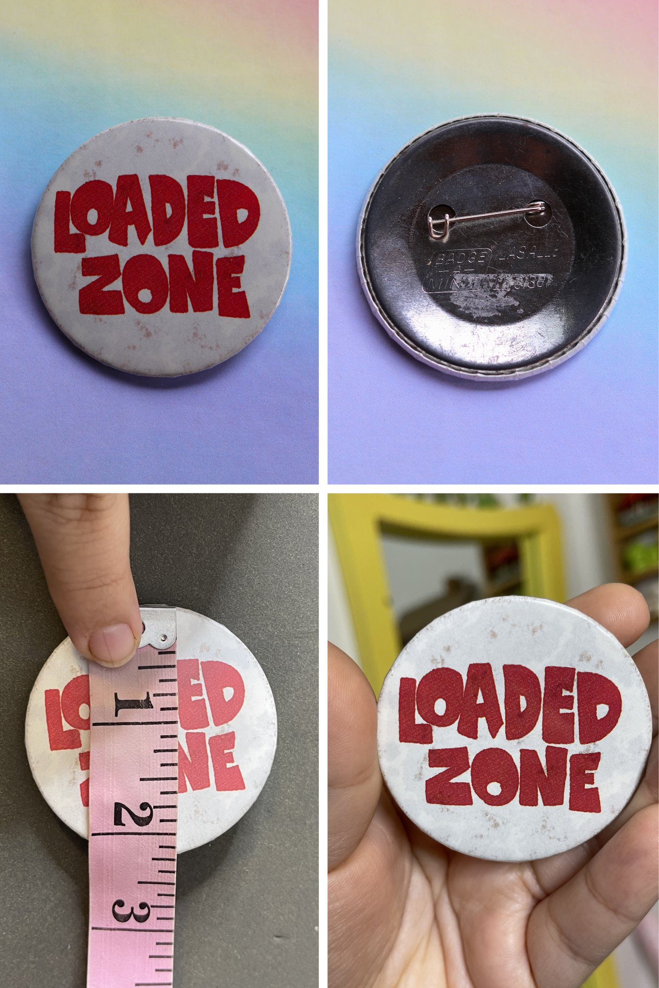 Vintage Sassy Saying Pinback Buttons