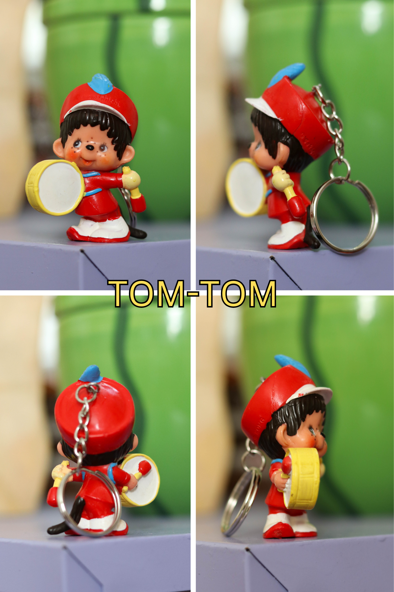 Vintage Upcycled Monchhichi Trinket Keychains