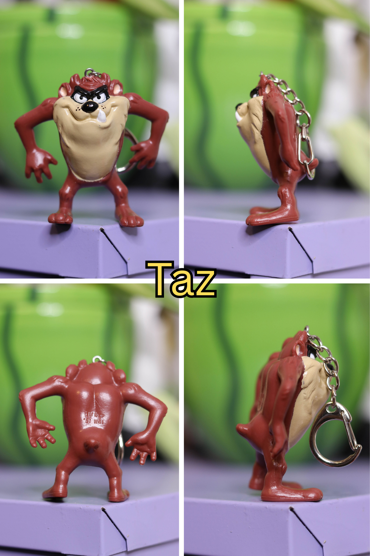 Vintage Upcyled Looney Tunes Keychains