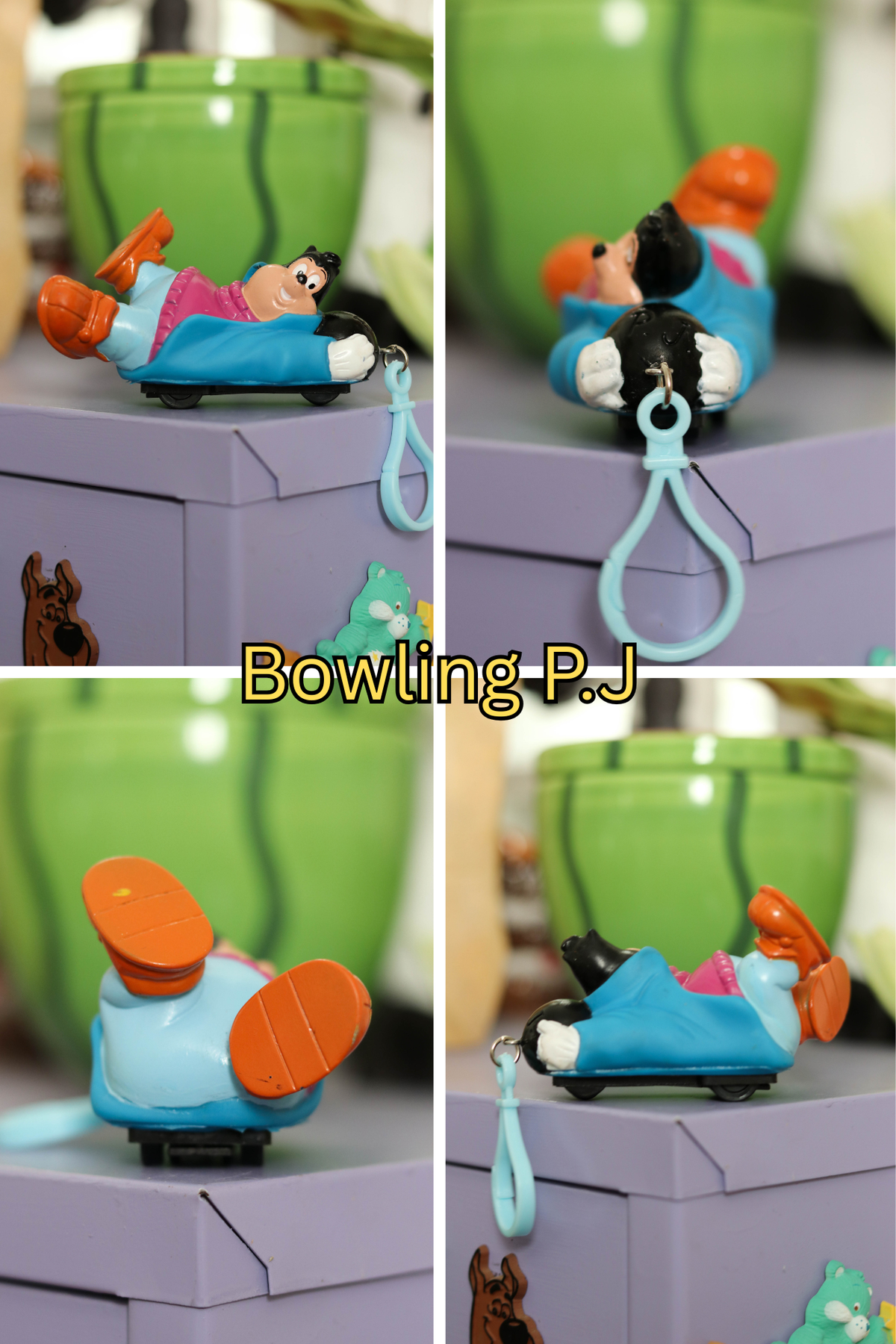 Vintage Upcyled Cartoon Keychains #10