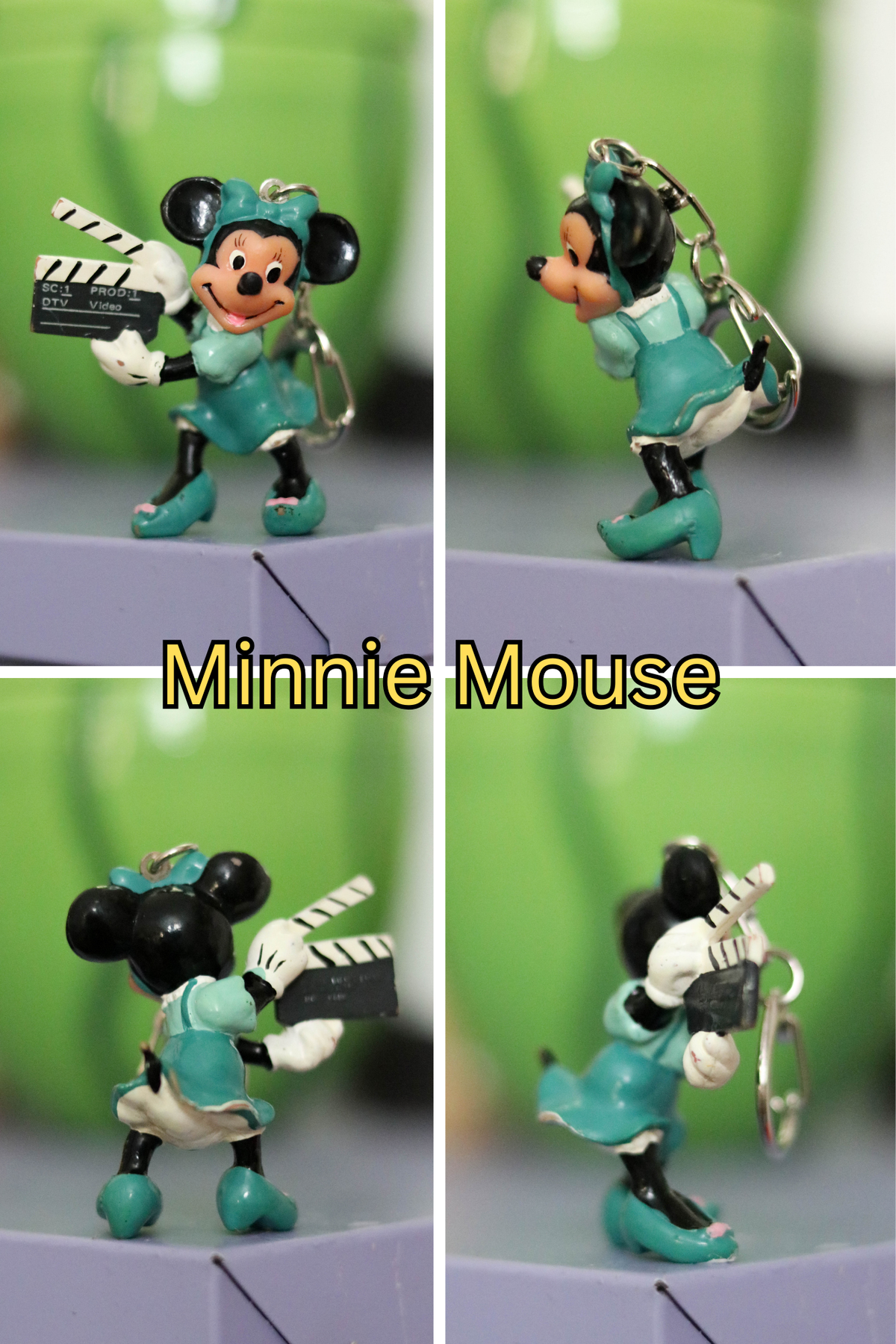 Vintage Upcyled Cartoon Keychains #4