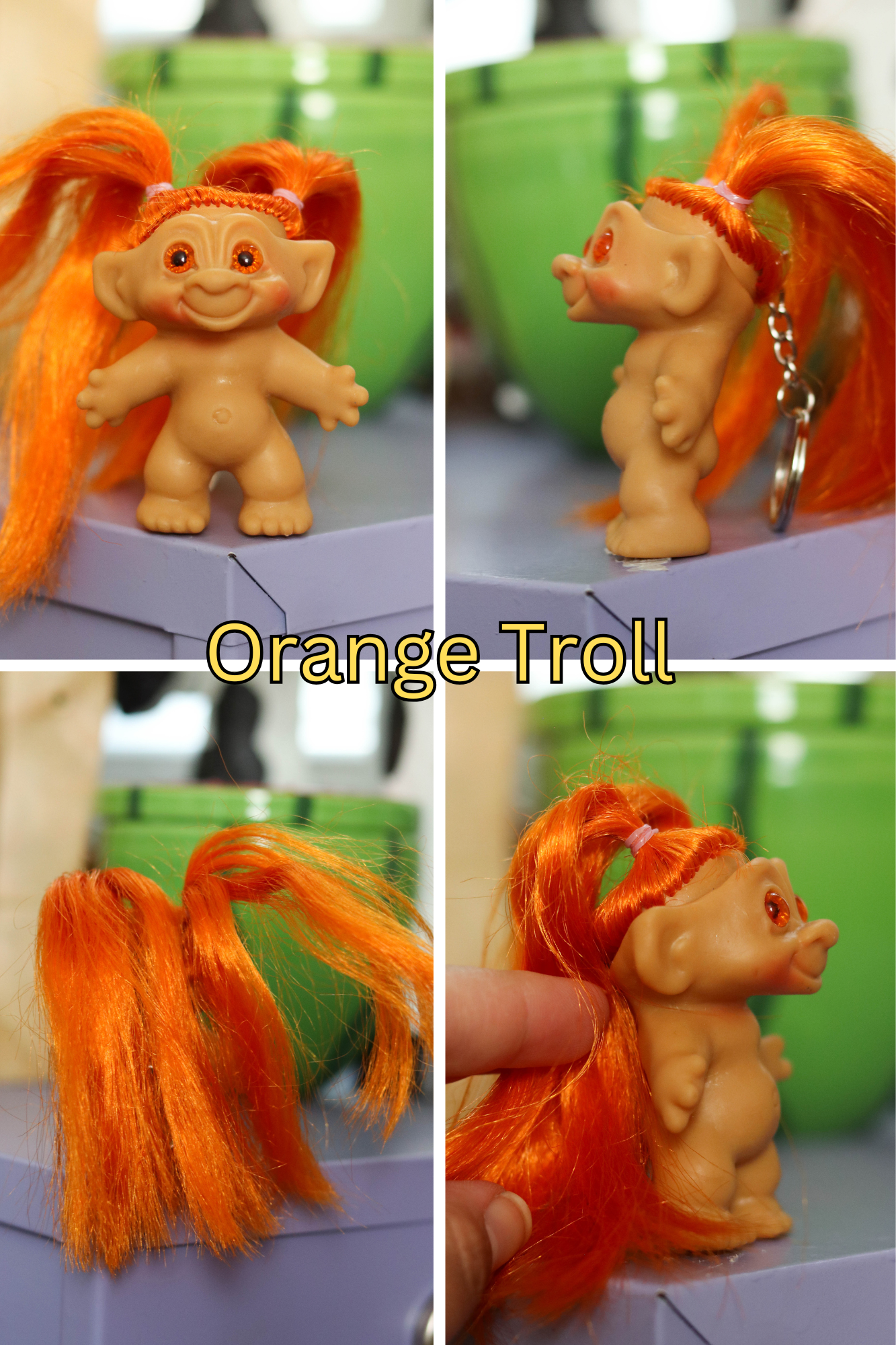 Vintage Upcycled Toy Keychains #1