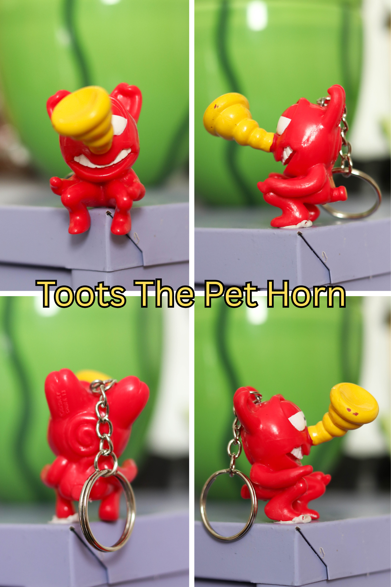 Vintage Upcyled "The Freaks" Toy Keychains