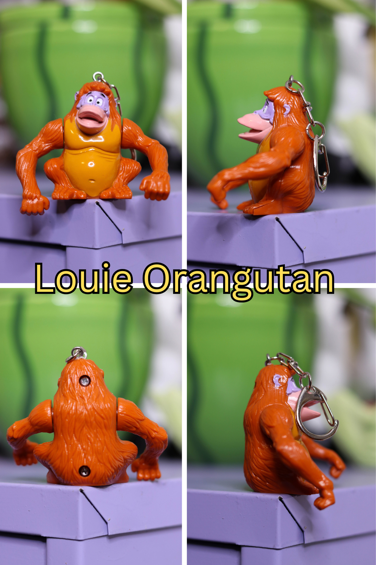 Vintage Upcyled Cartoon Keychains #12