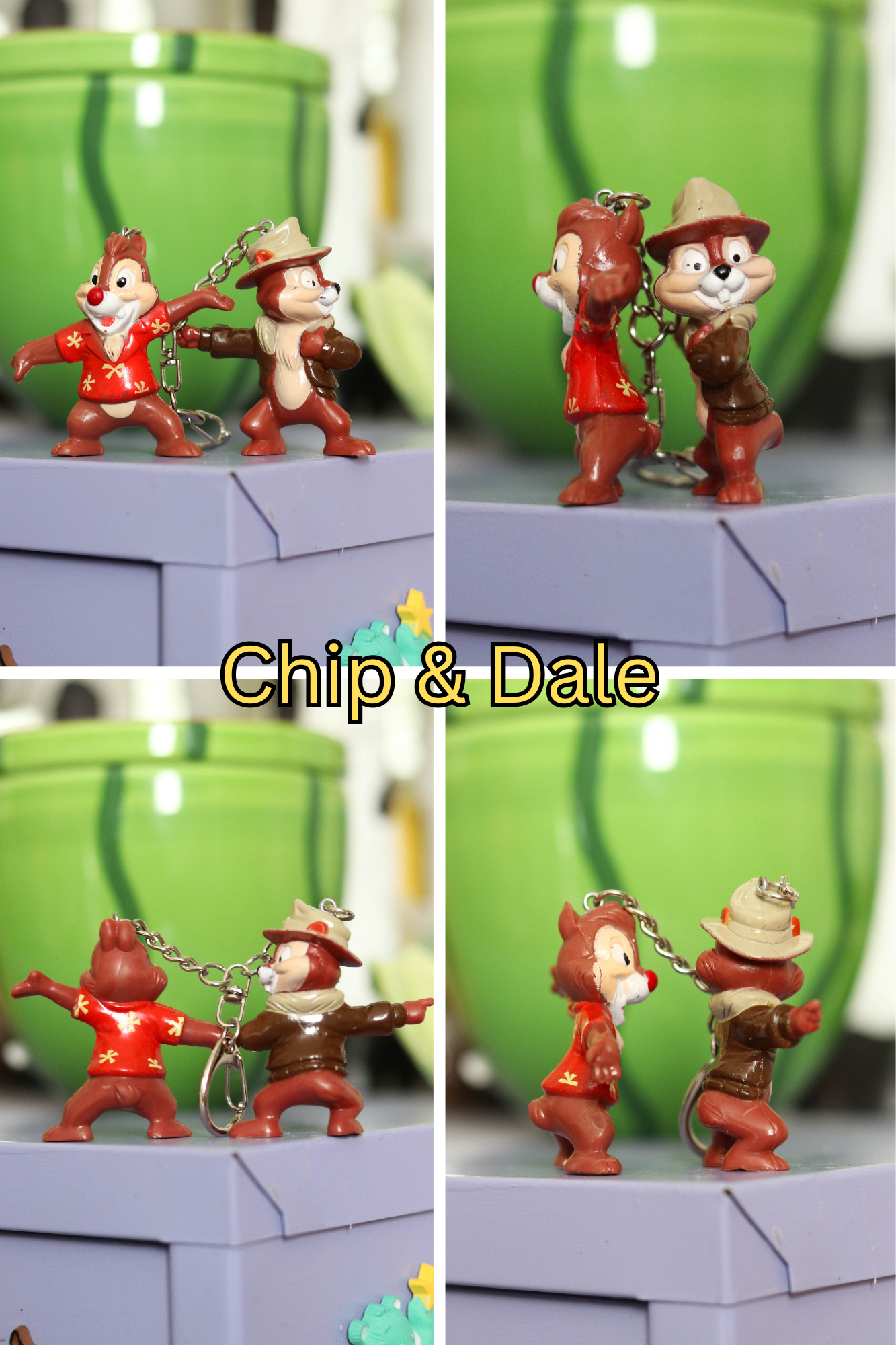 Vintage Upcyled Cartoon Keychains #6