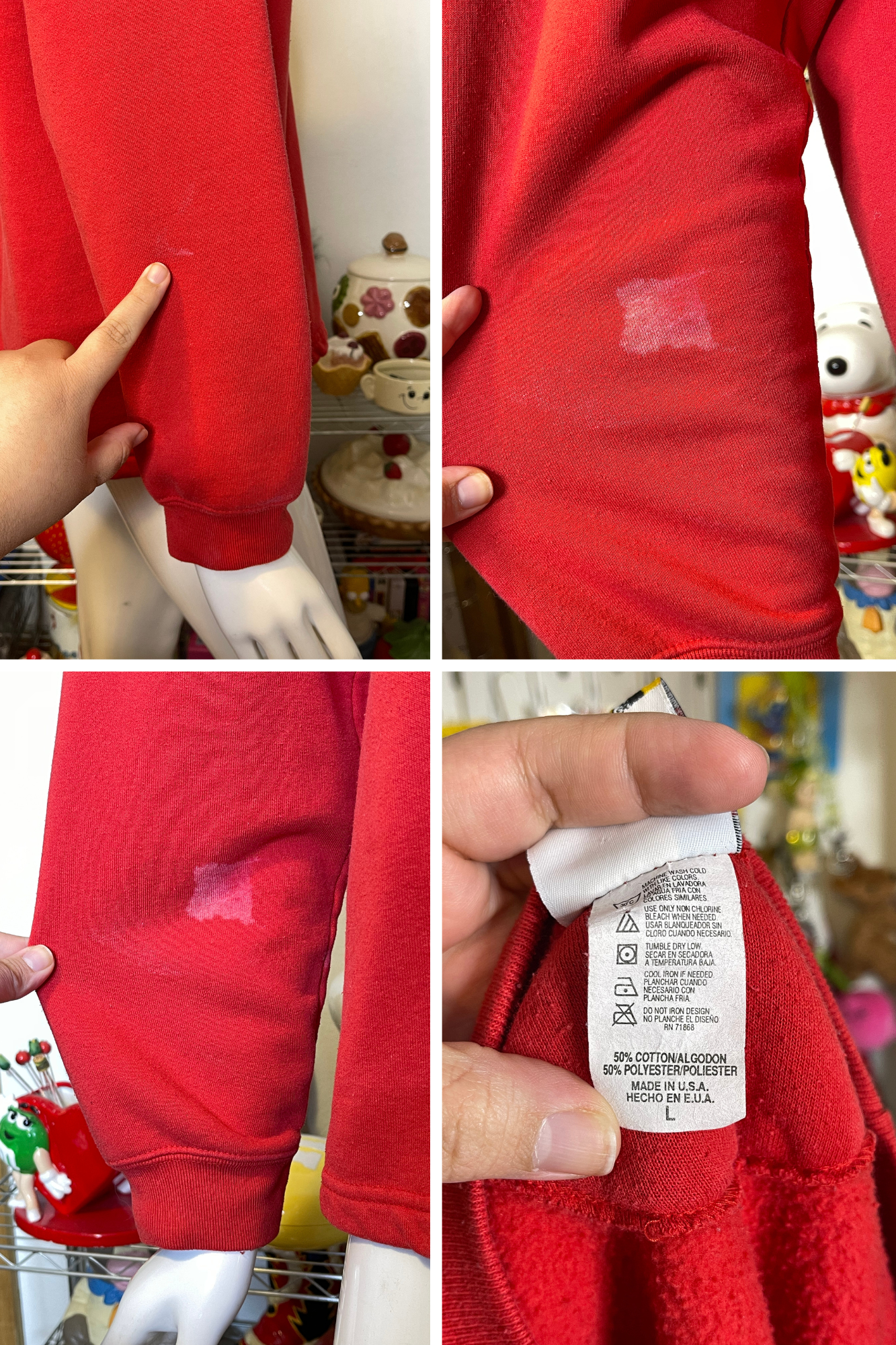 Vintage "Sam I am" Embroidered Crewneck Sweater Sz L