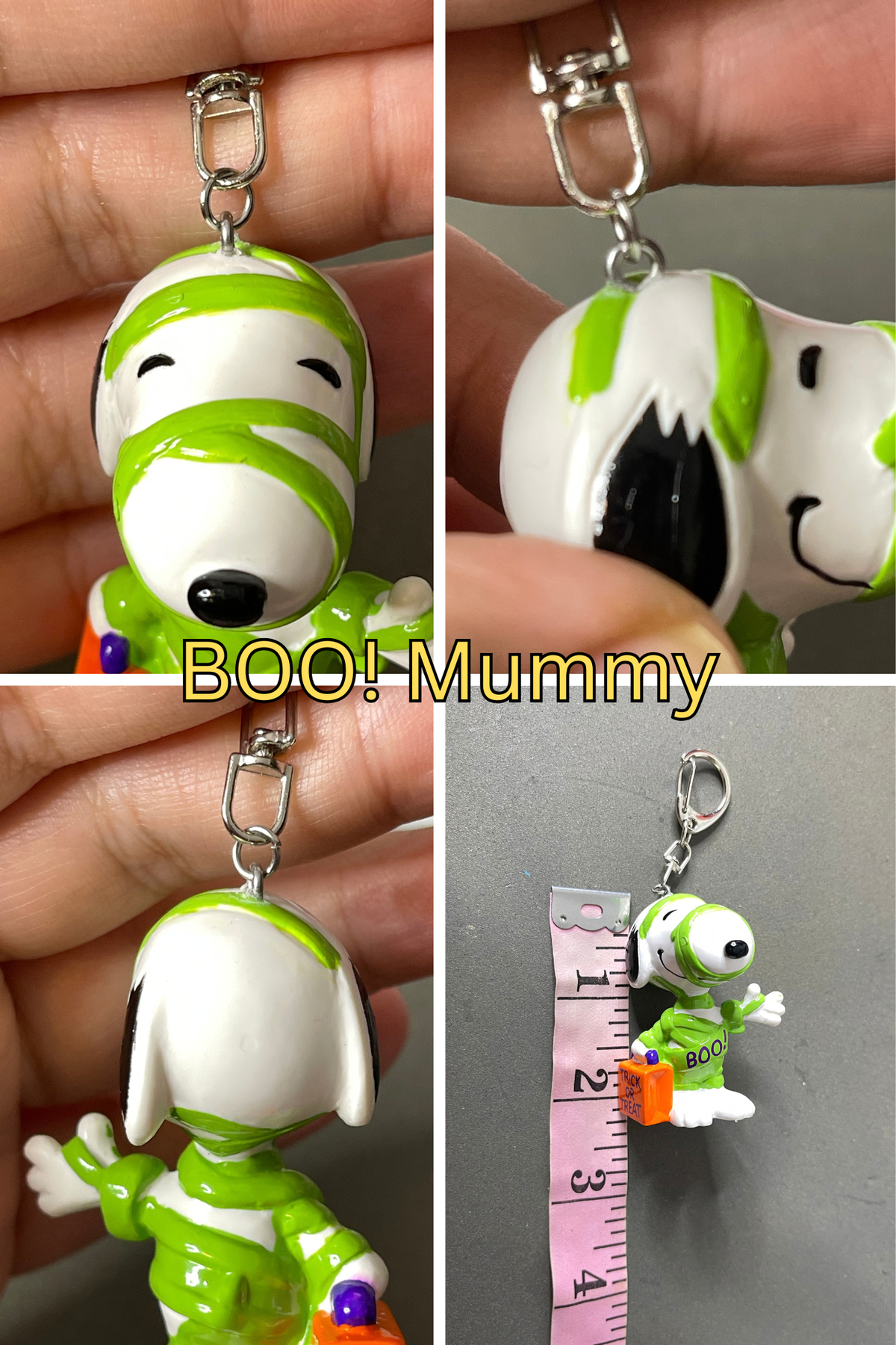 Vintage Snoopy Halloween Upcycled Keychains