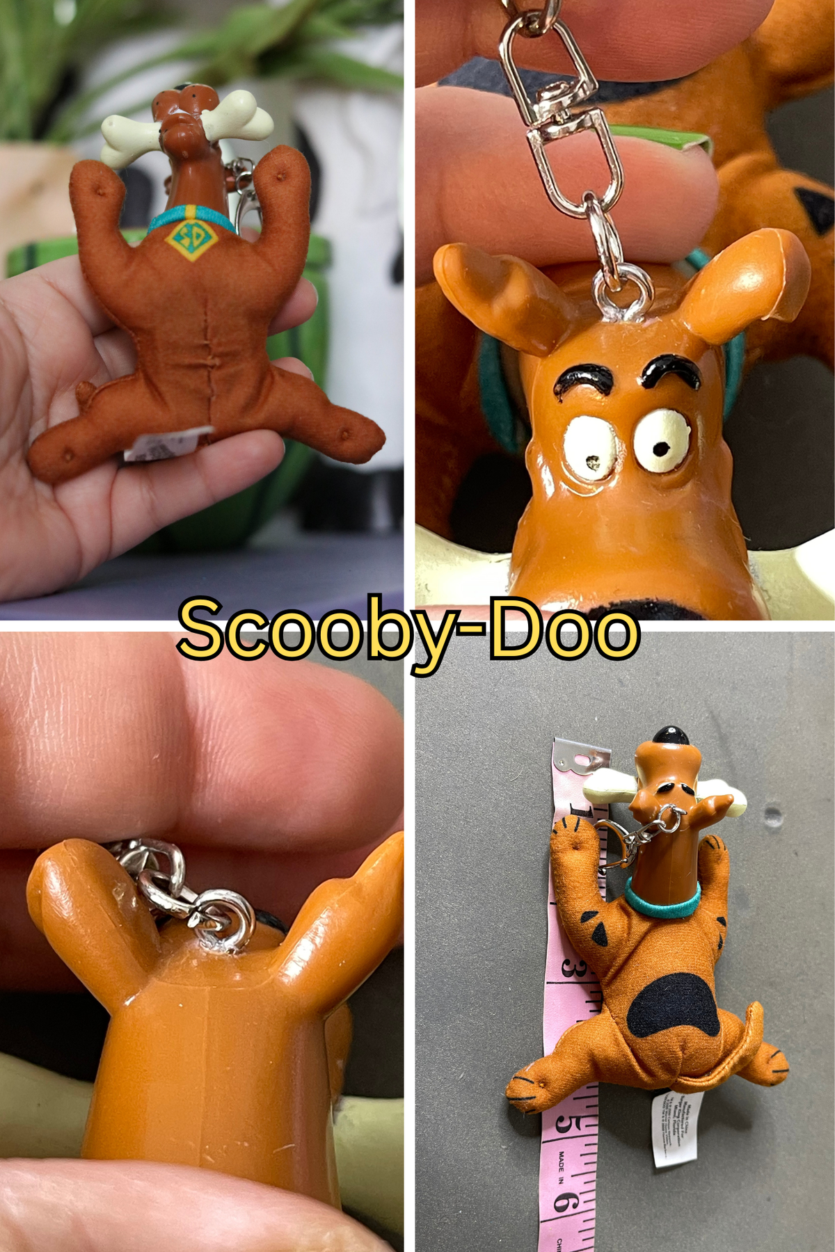 Vintage Upcyled Cartoon Keychains #3