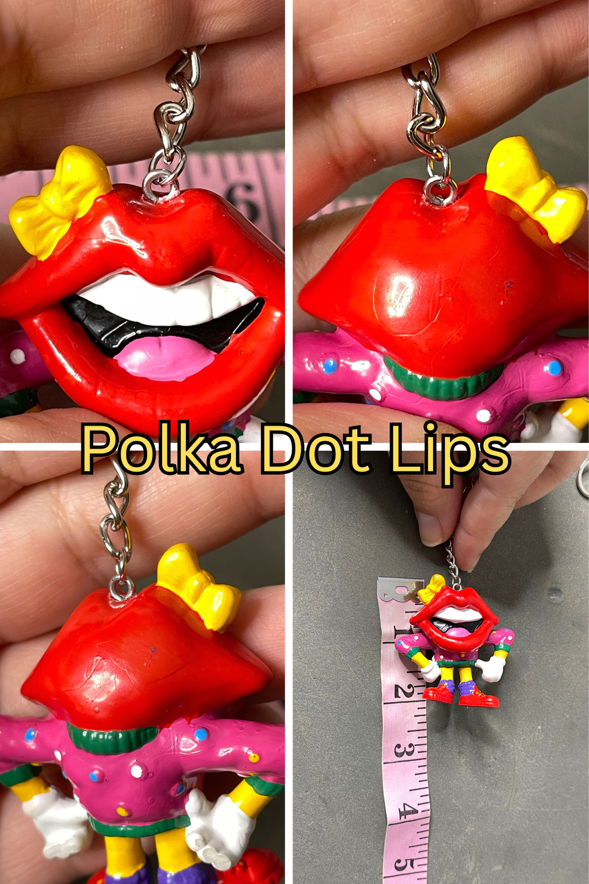 Vintage Upcyled Fast Food Keychains