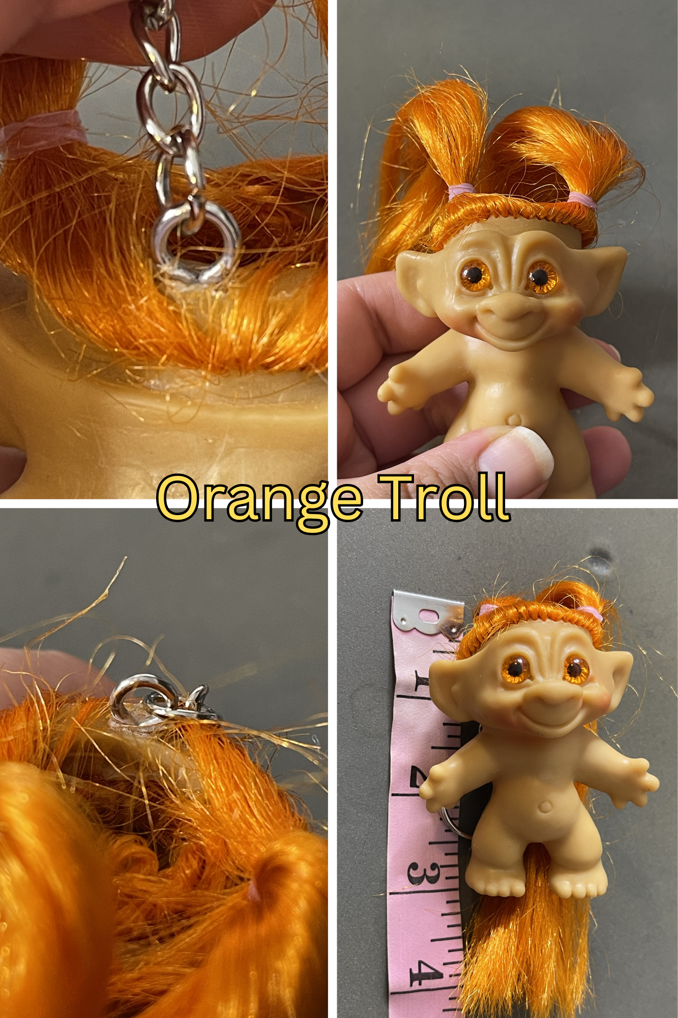 Vintage Upcycled Toy Keychains #1