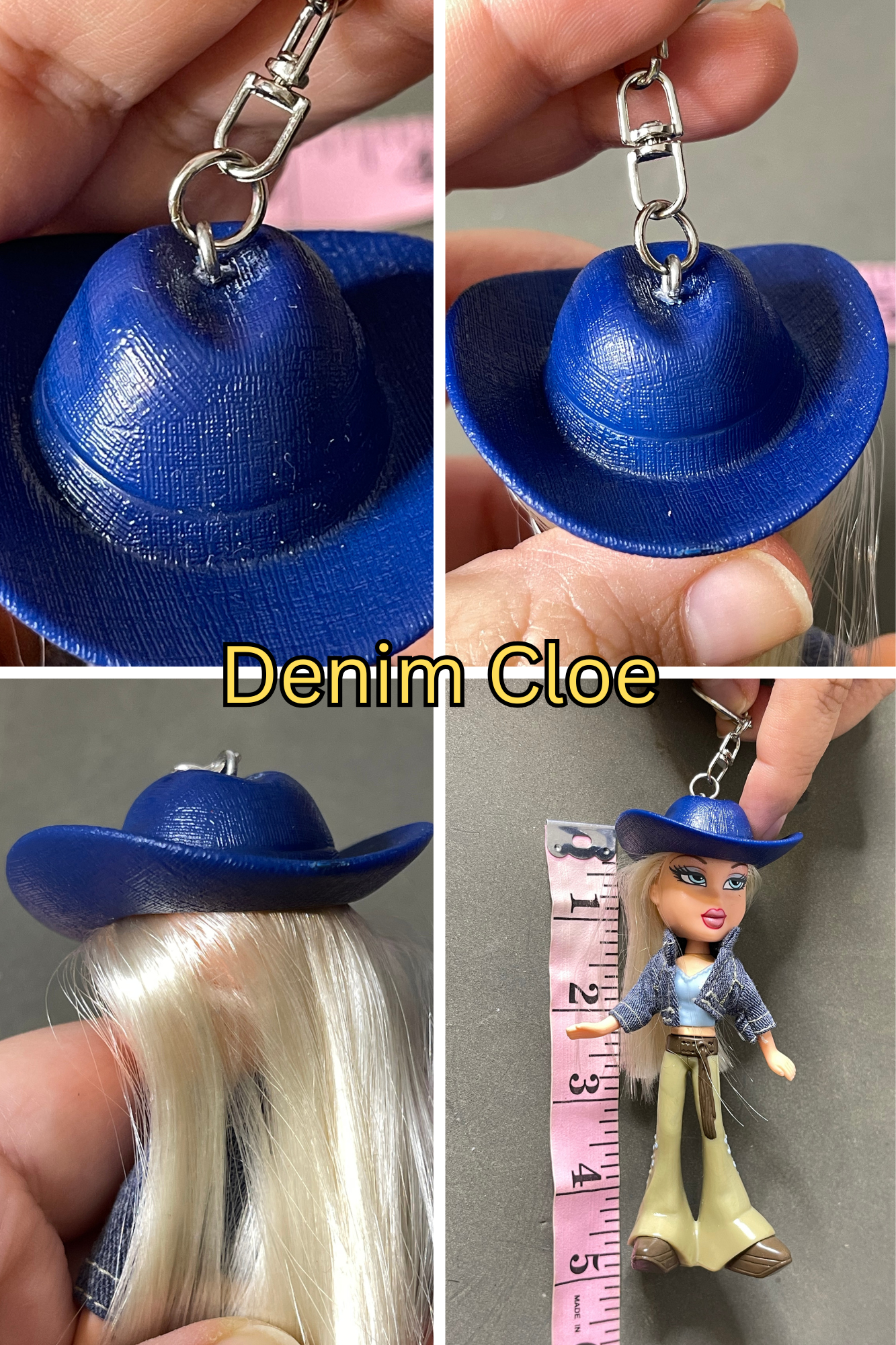 Vintage 2000s Bratz Dolls Upcycled Keychains