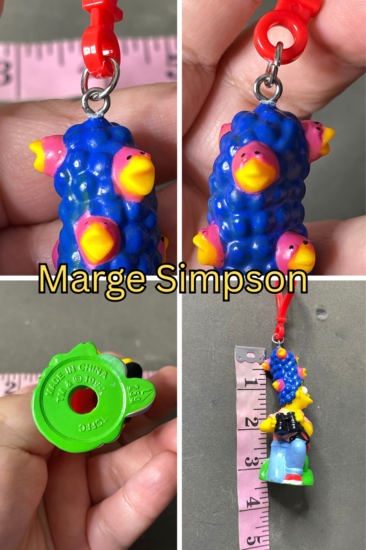 Vintage Upcyled Cartoon Keychains #13