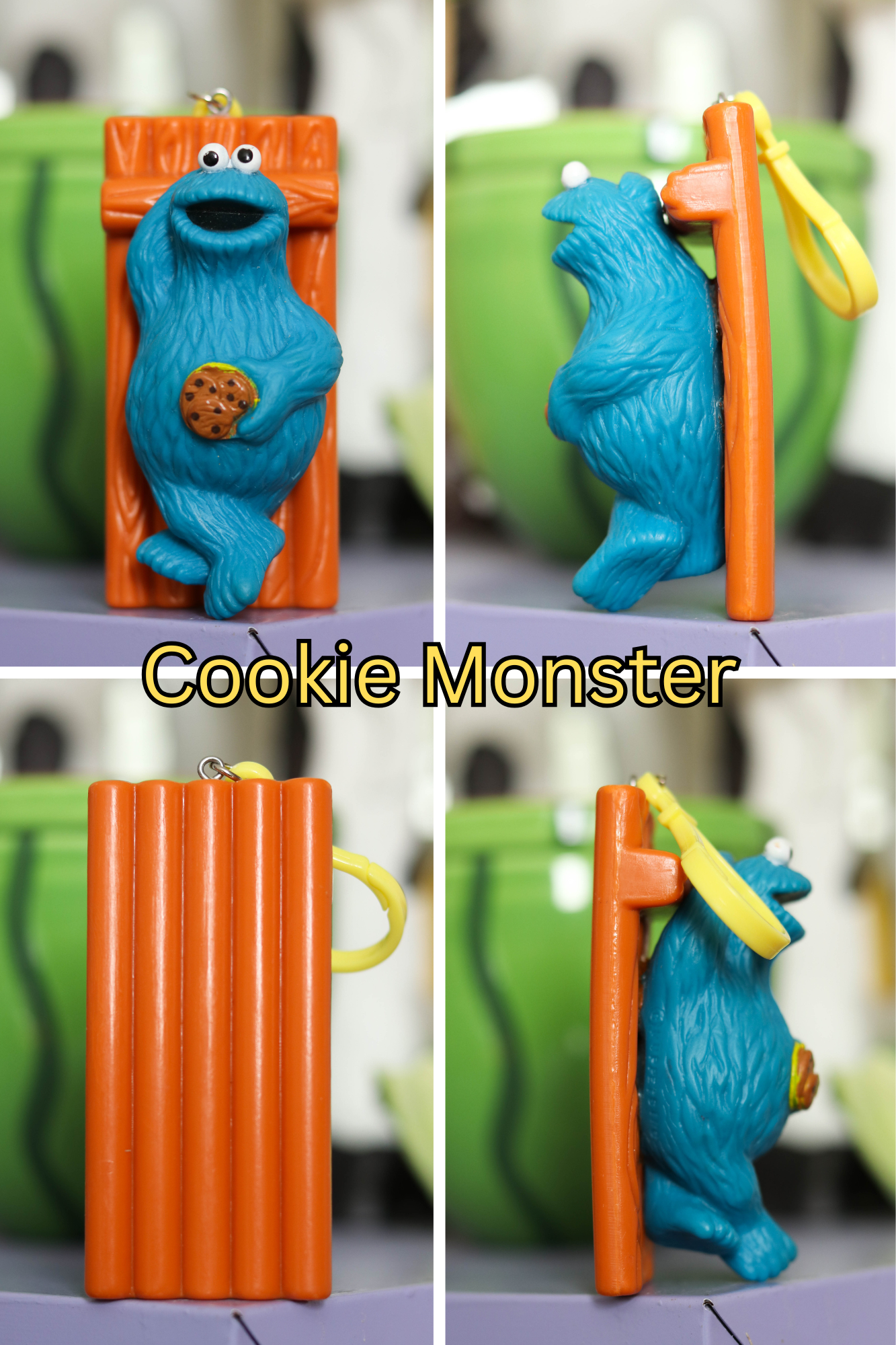 Vintage Upcyled Cartoon Keychains #9