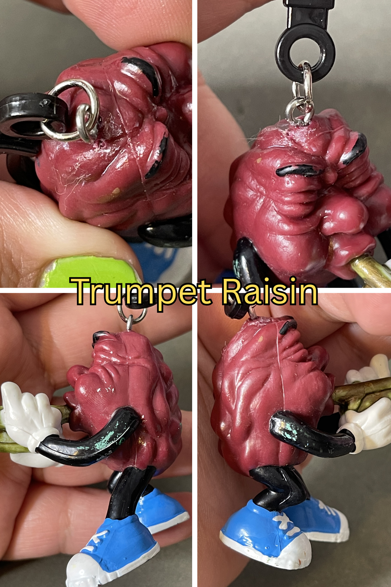 Vintage - Modern Upcycled Toy Keychains