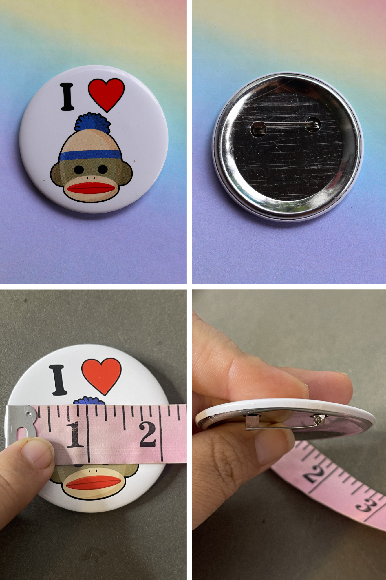 Vintage Nostalgic Pinback Buttons