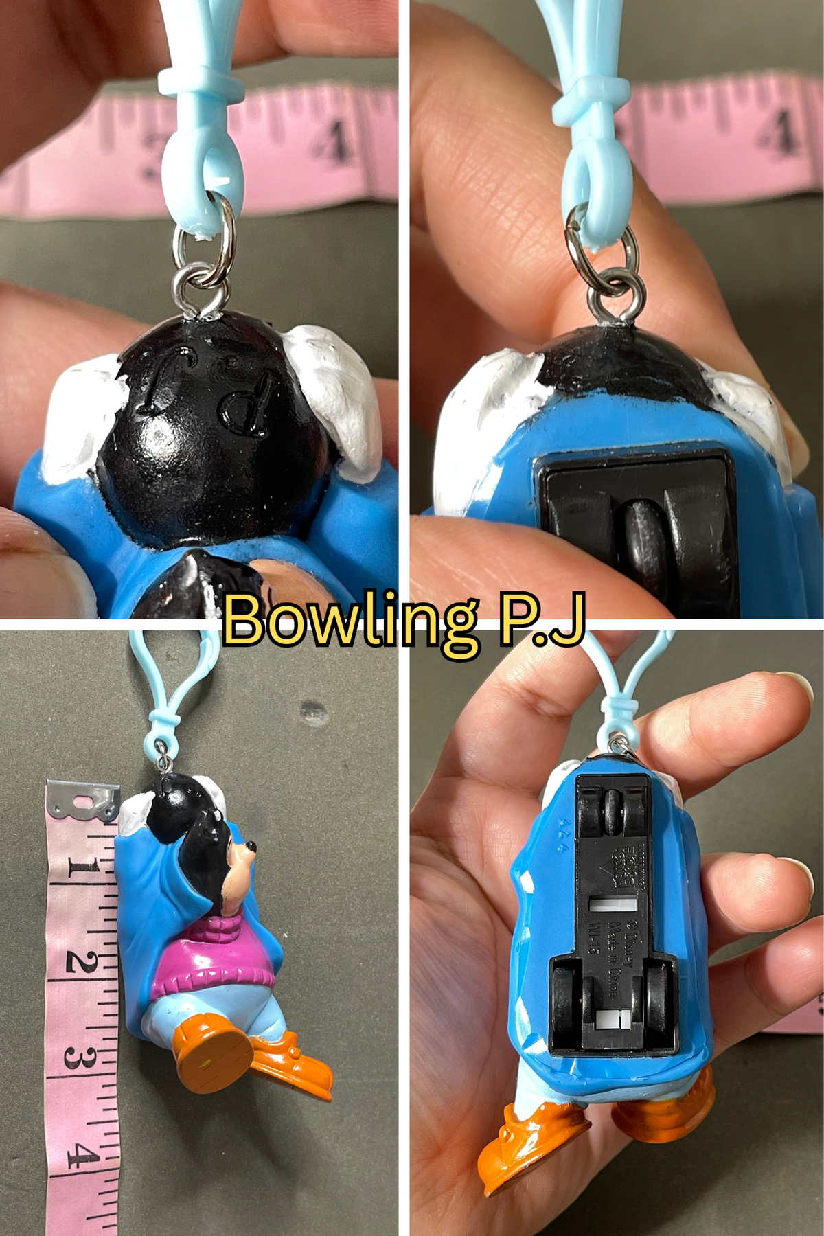 Vintage Upcyled Cartoon Keychains #10