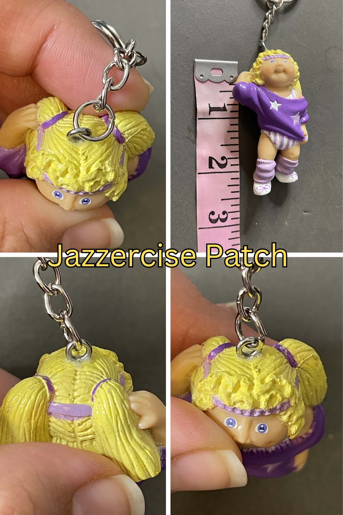 Vintage Upcycled Cabbage Patch Kids Keychains