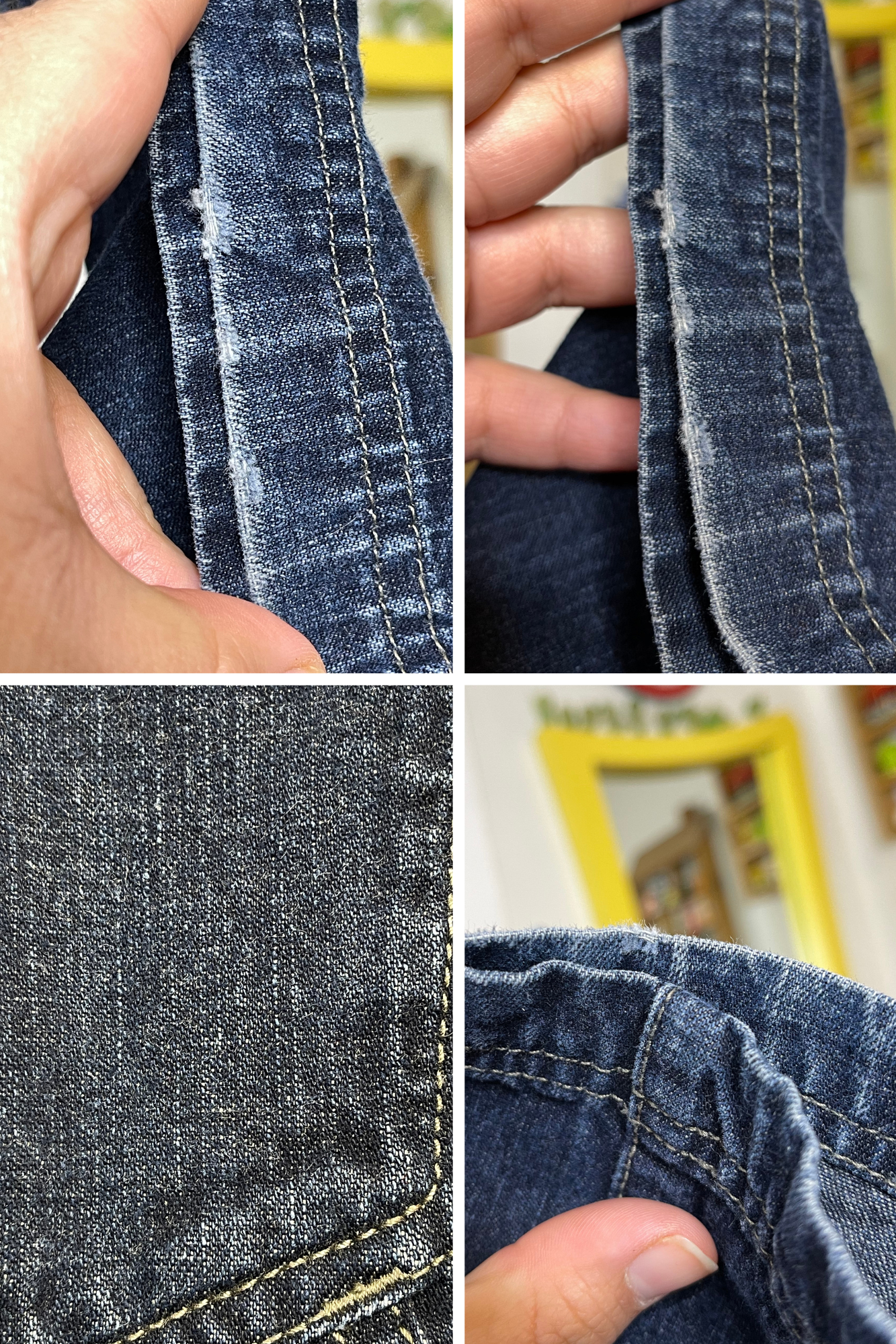 2000s Dark Wash Denim Calvin Klein Carpenter Style Jeans Sz 10 32in