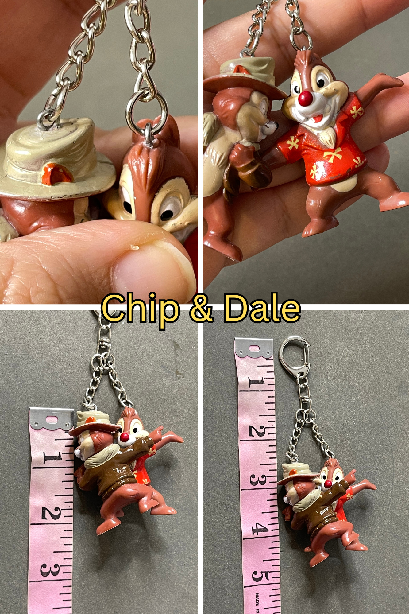 Vintage Upcyled Cartoon Keychains #6