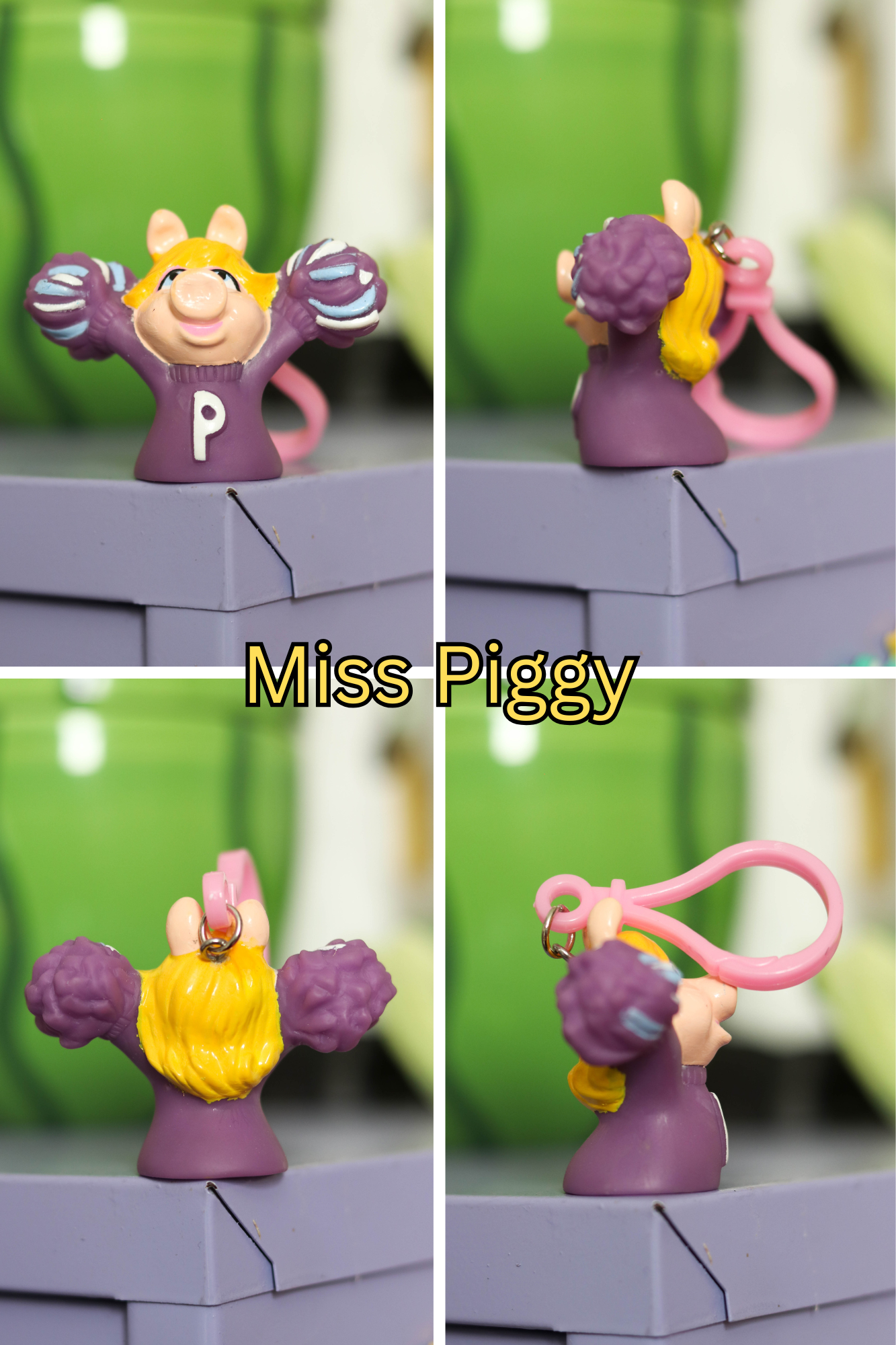 Vintage Upcyled Cartoon Keychains #5