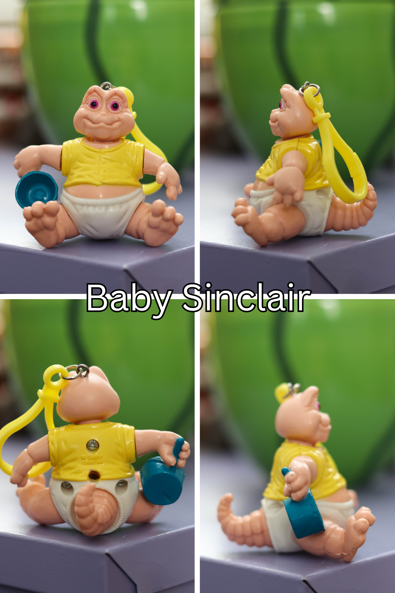 Vintage Upcycled Freaky Toy Keychains