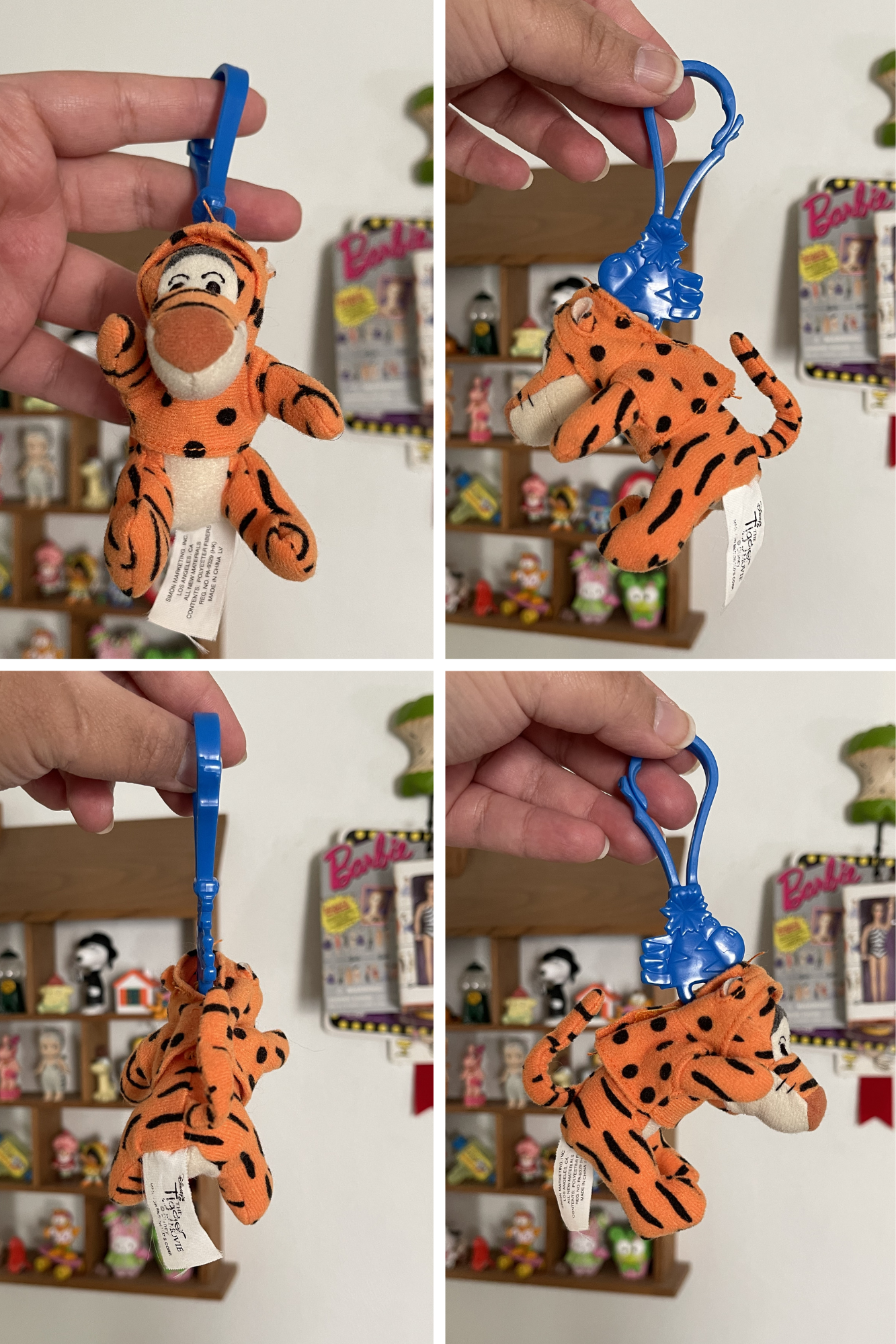 Vintage 2000s Tigger The Tigger Movie Plush Keychain