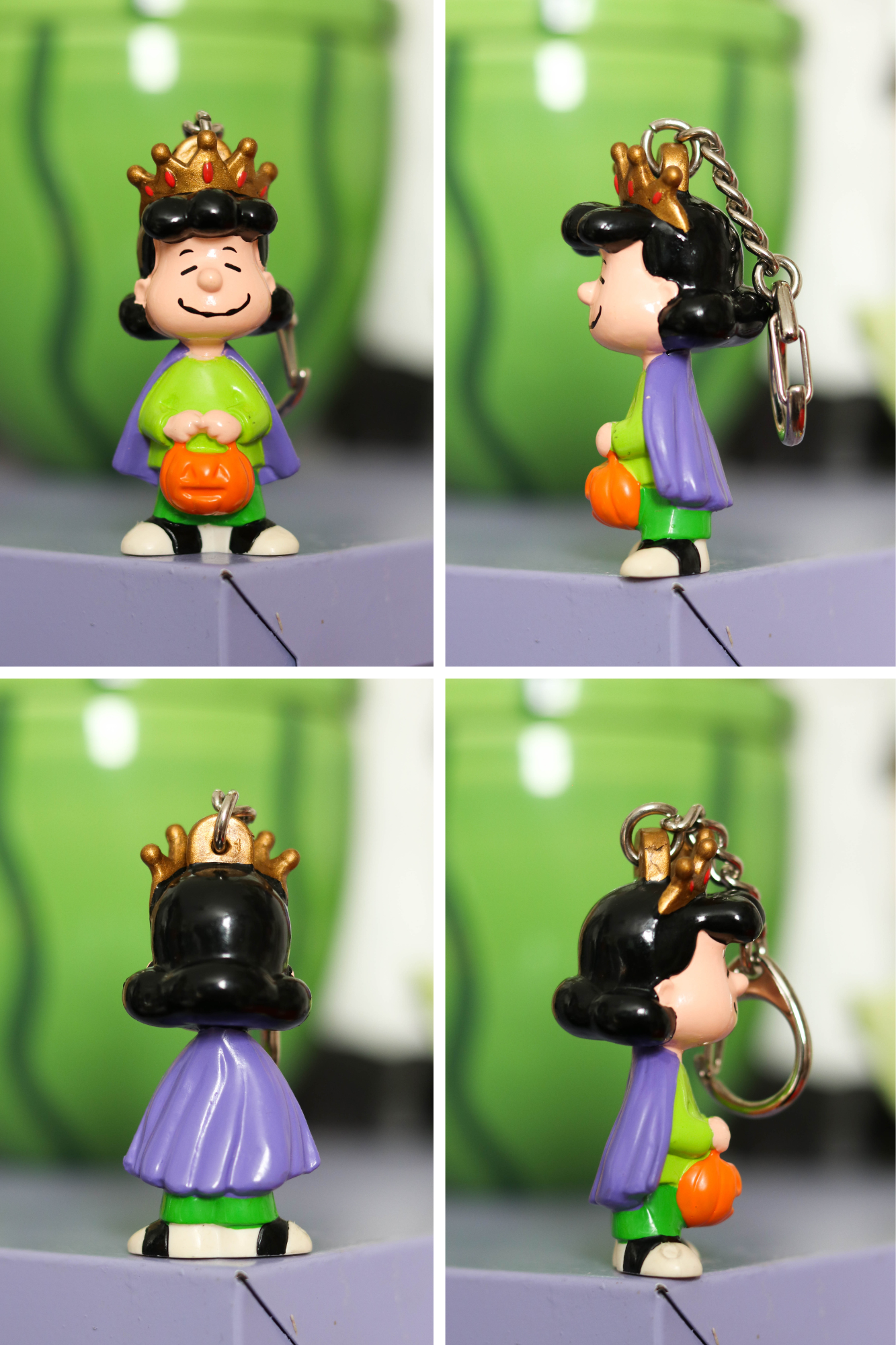 Vintage Halloween Pumpkin Queen Lucy keychain