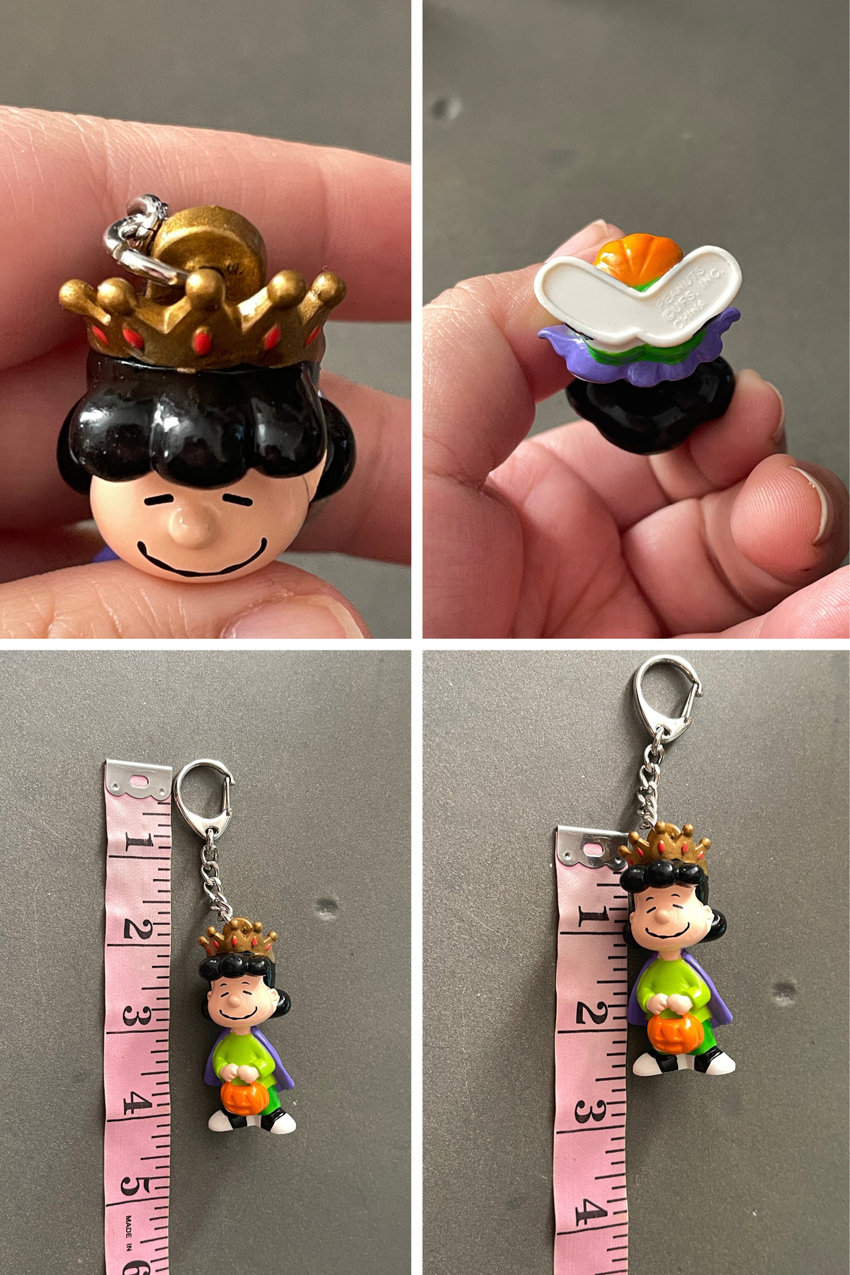 2000s Halloween Pumpkin Queen Lucy keychain + Case (B)