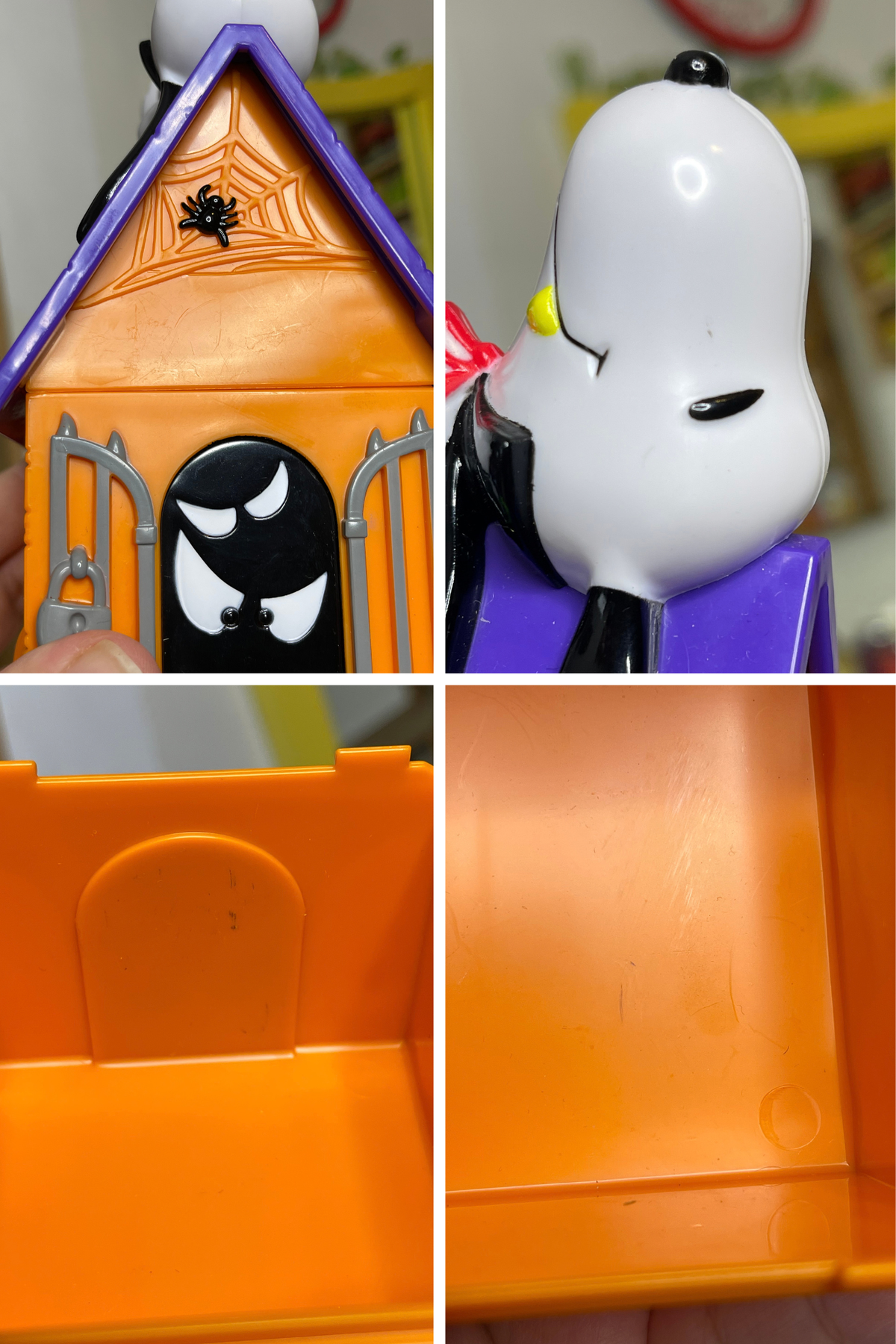 Vintage Vampire Snoopy Halloween Dog House Coin Bank