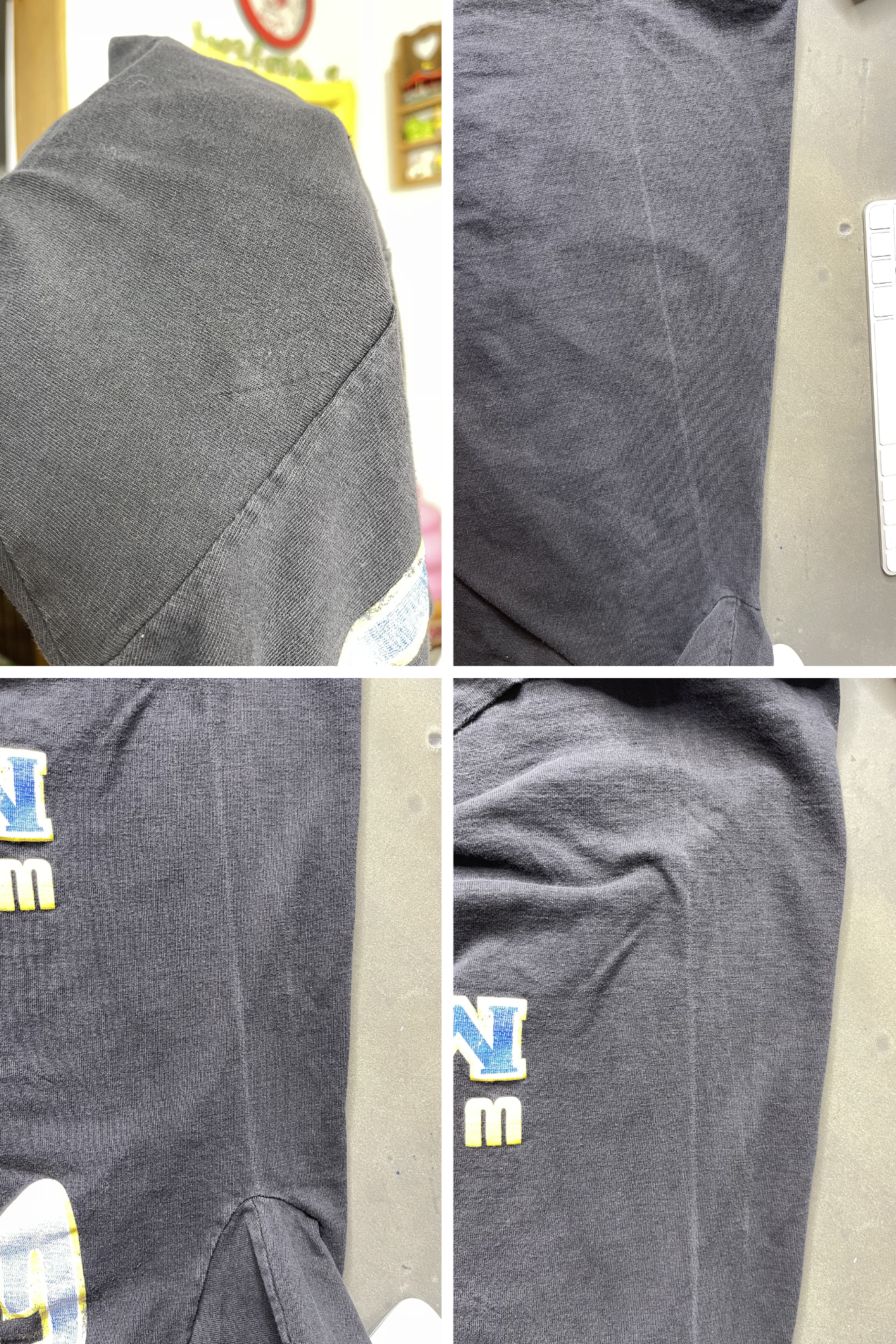 Vintage 90s Michigan Wolverines National Champions Graphic Tee Sz L