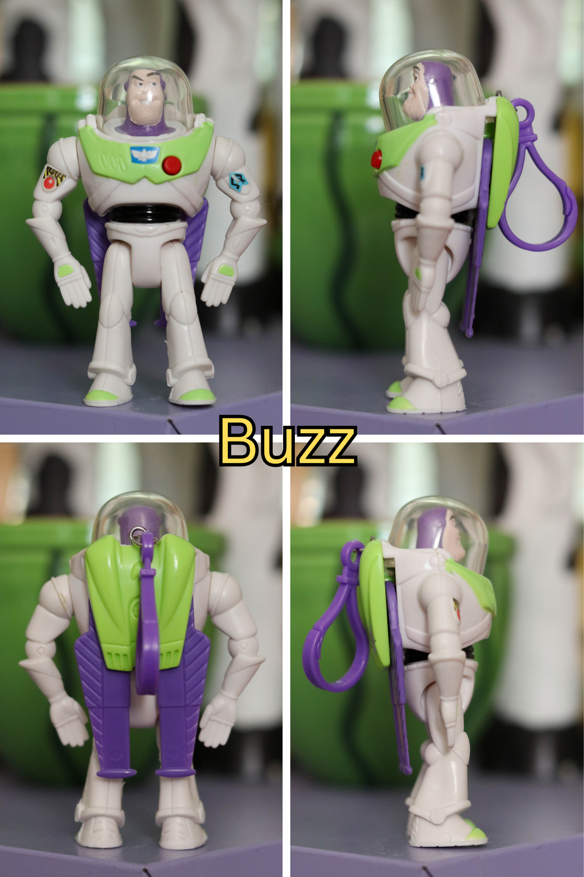 Vintage Upcyled Cartoon Keychains #3
